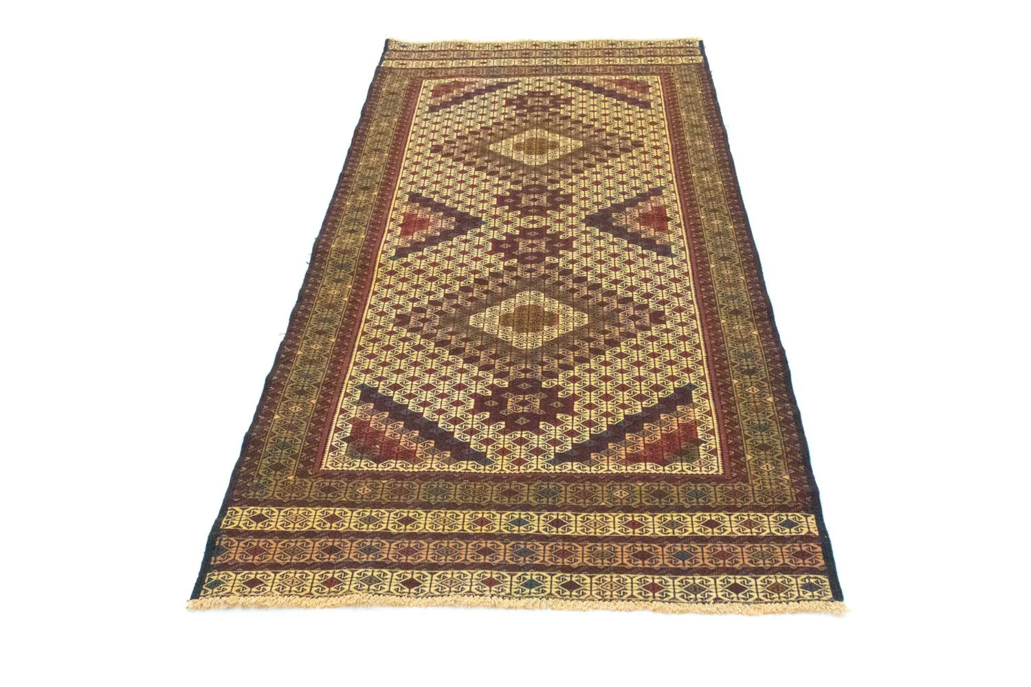 Kelim Afghan Teppich 198x78cm - Image 5