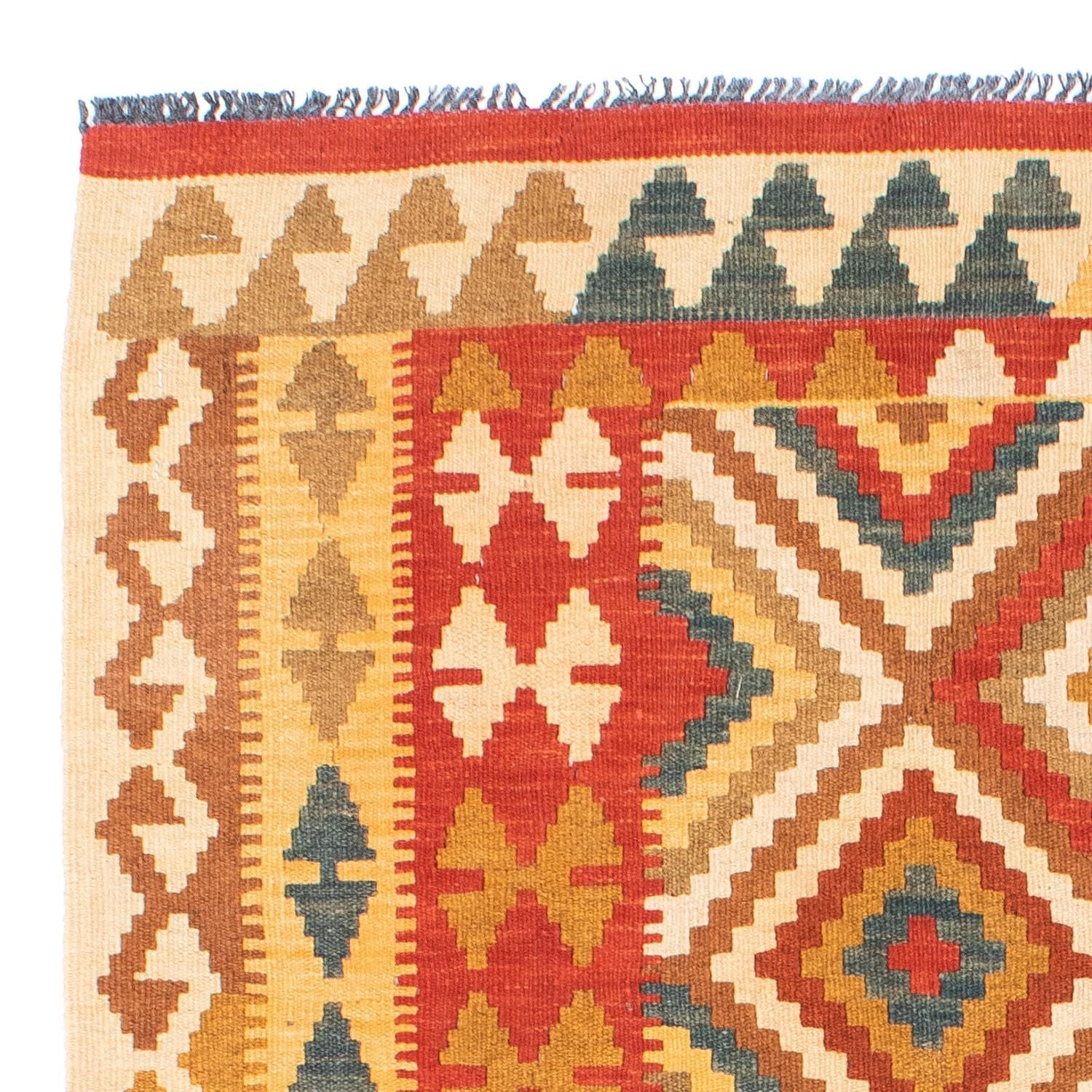 Kelim Teppich - Oriental 200 x 133 cm - rot - Image 2