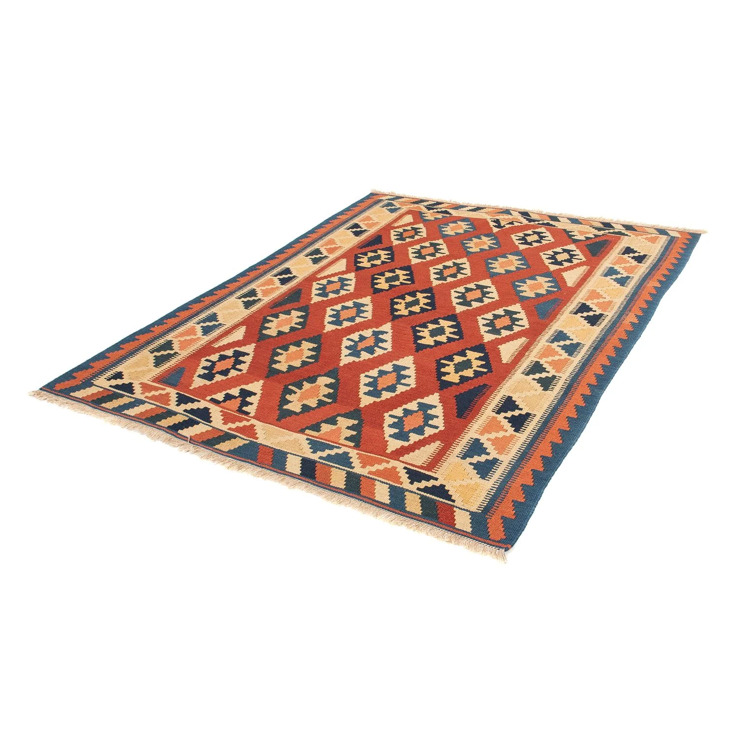 Kelim Teppich - Oriental 200 x 153 cm - rost - Image 5