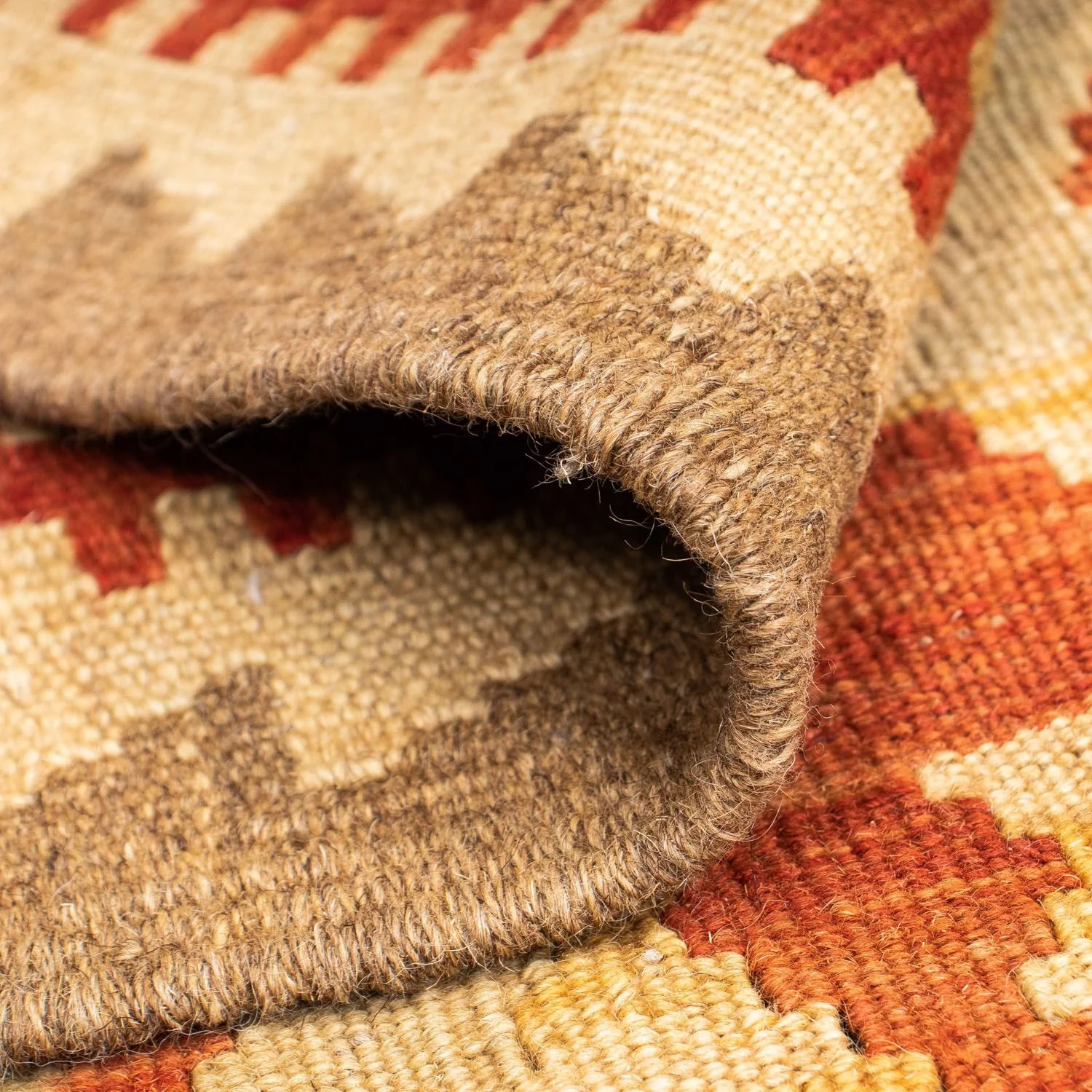 Kelim Teppich - Oriental 200 x 85 cm - beige - Image 4