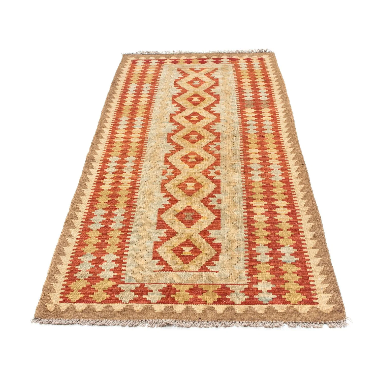 Kelim Teppich - Oriental 200 x 85 cm - beige - Image 5