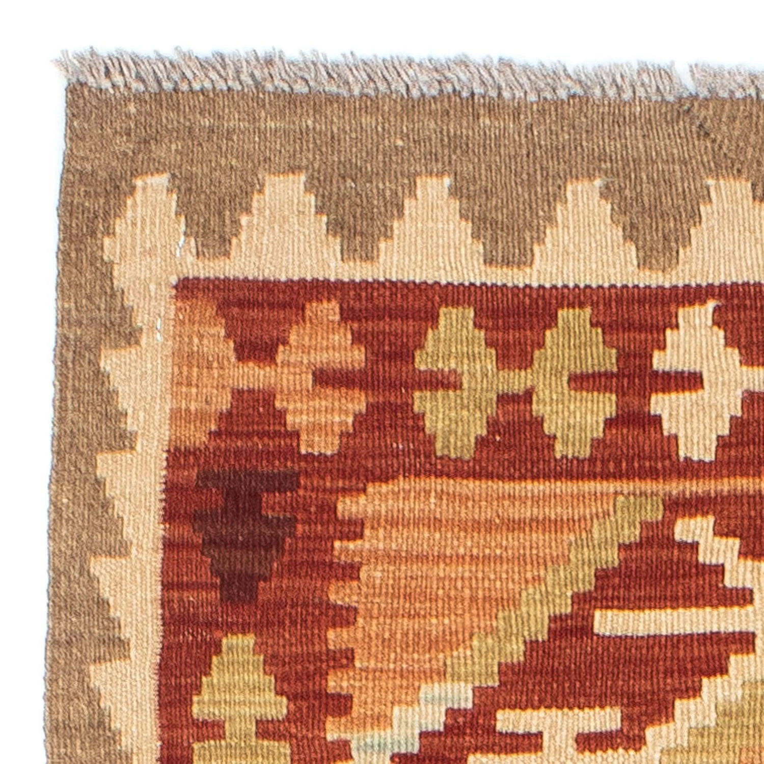 Kelim Teppich - Oriental 201 x 64 cm - hellbraun - Image 3