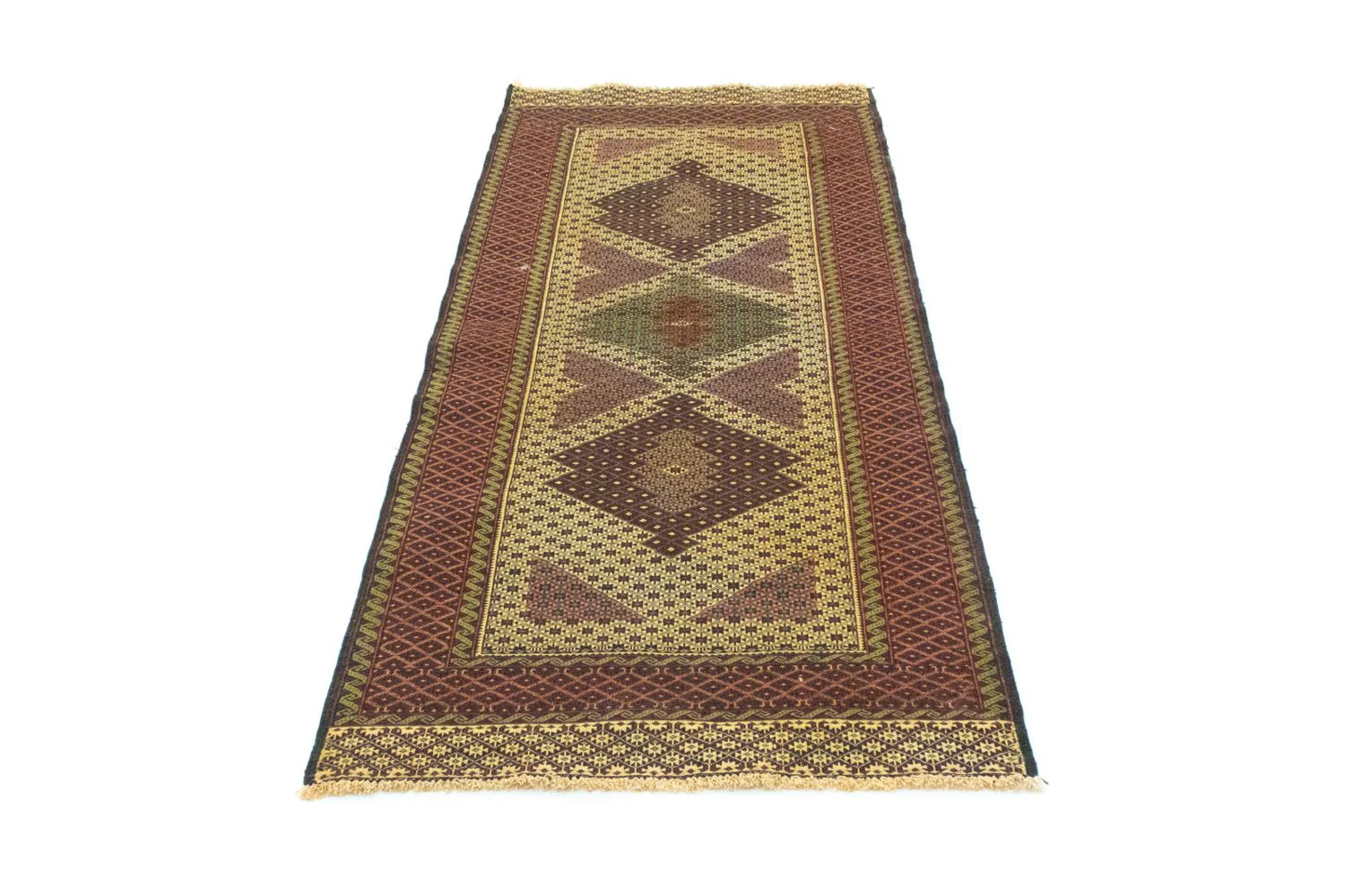 Kelim Afghan Teppich 201x82cm - Image 5