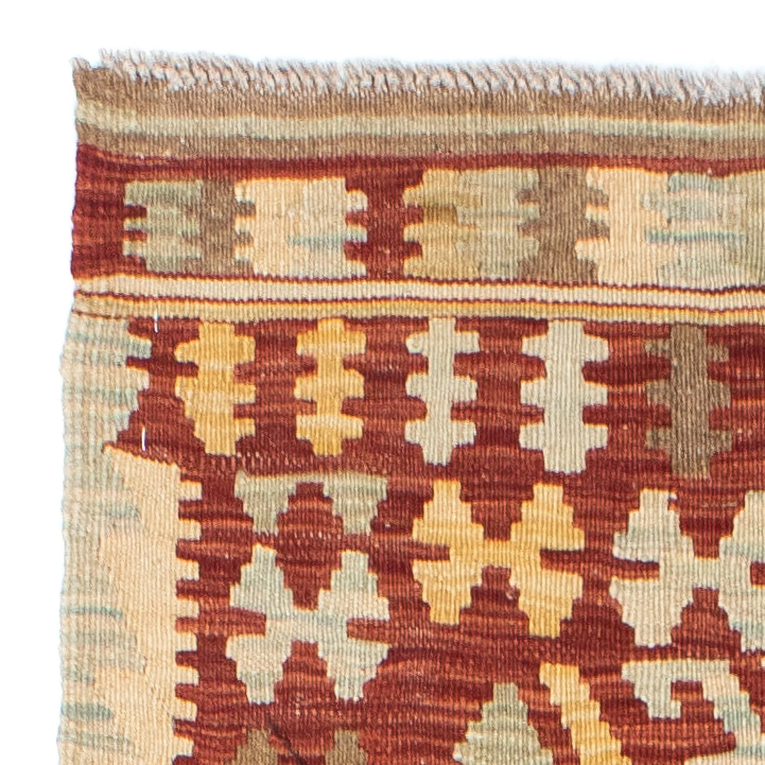 Kelim Teppich - Oriental 202 x 74 cm - rot - Image 3