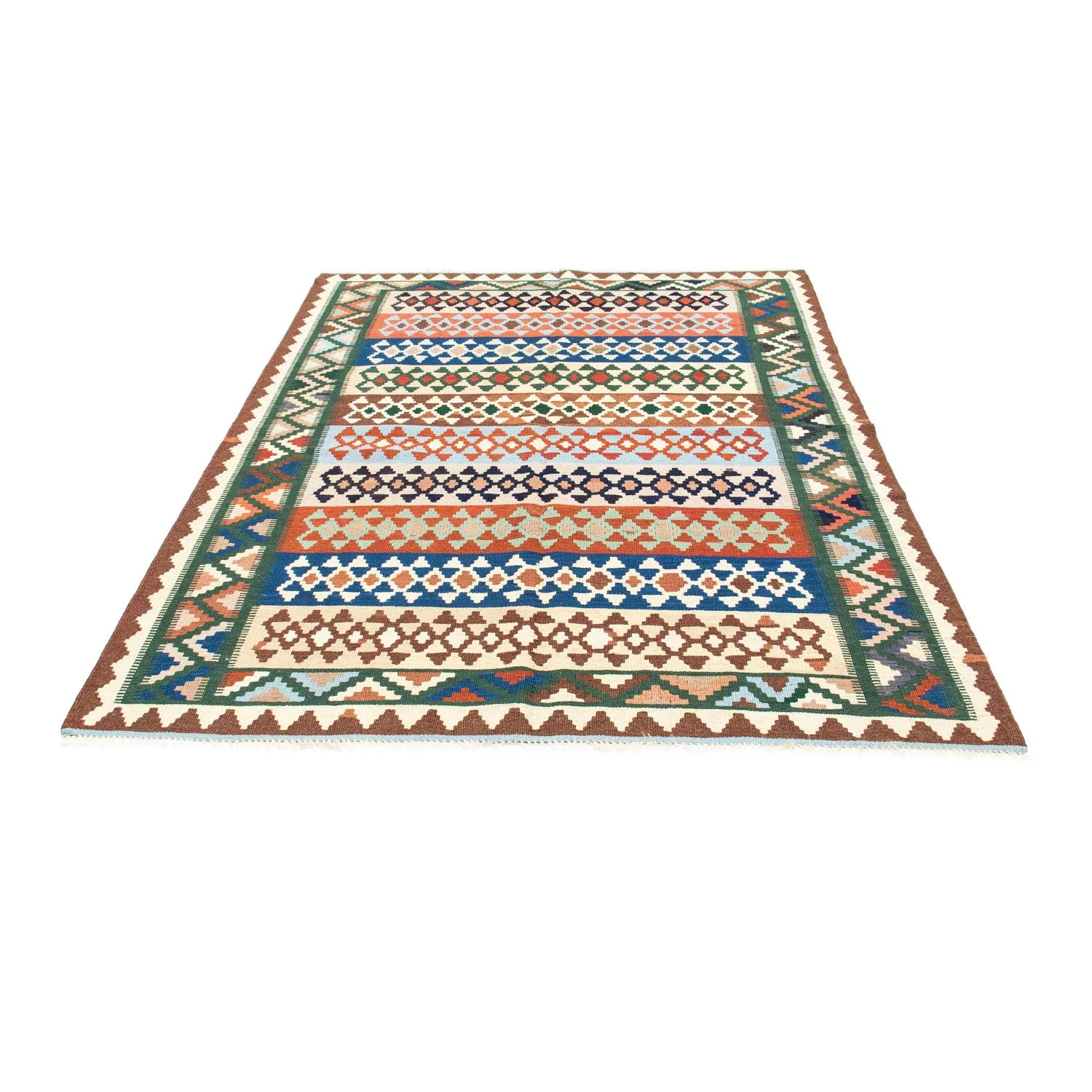 Kelim Teppich - Oriental 203 x 150 cm - beige - Image 5