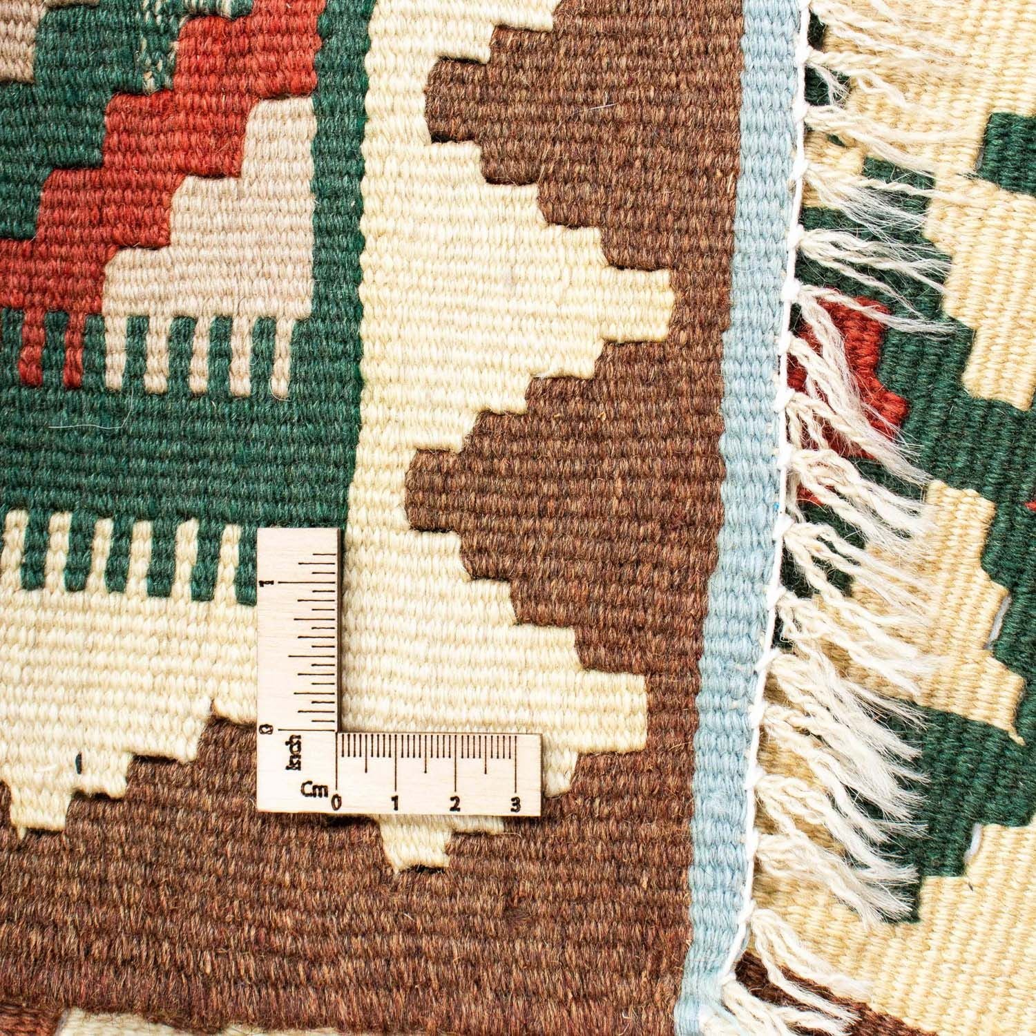 Kelim Teppich - Oriental 203 x 150 cm - beige - Image 6