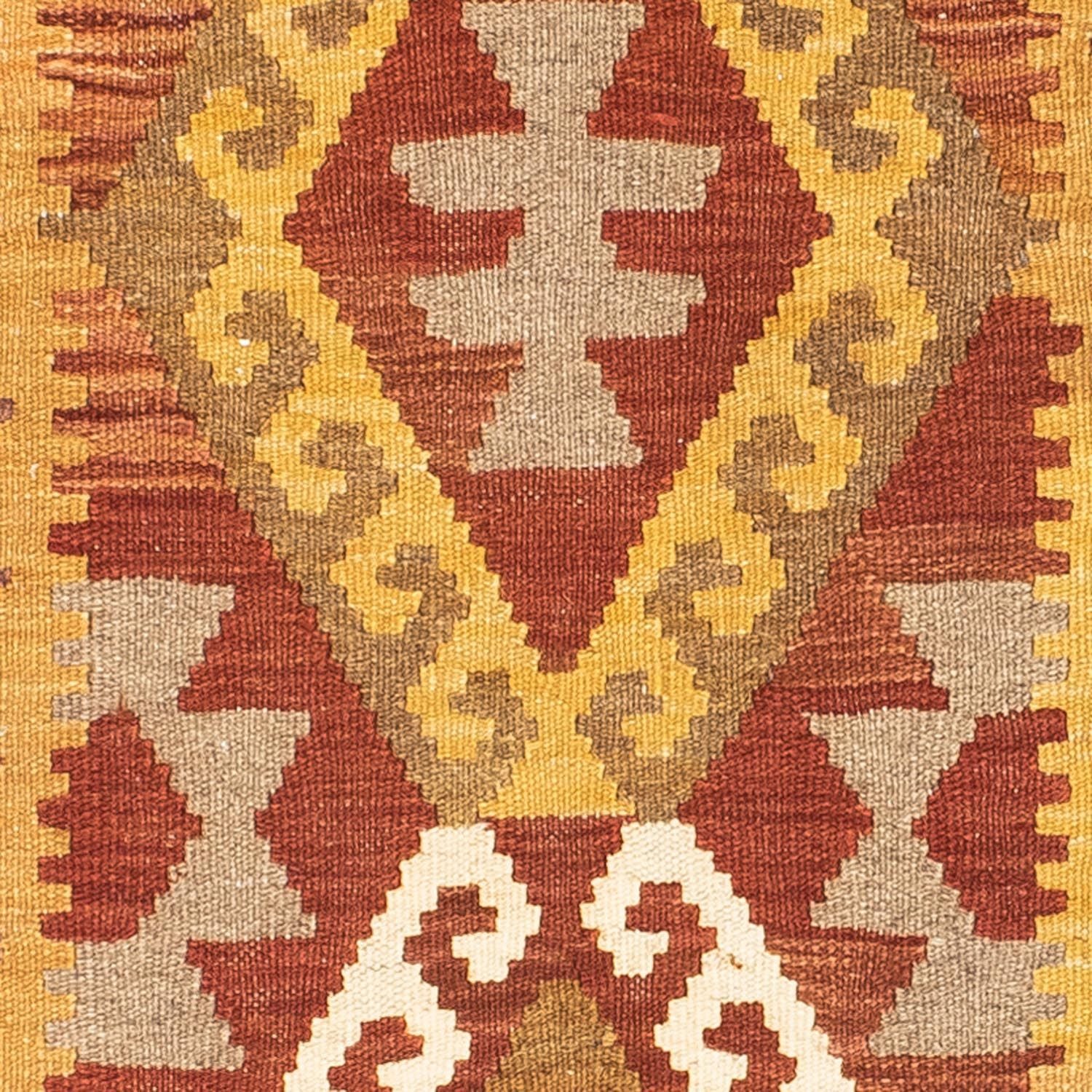 Kelim Teppich - Oriental 203 x 64 cm - hellbraun - Image 2