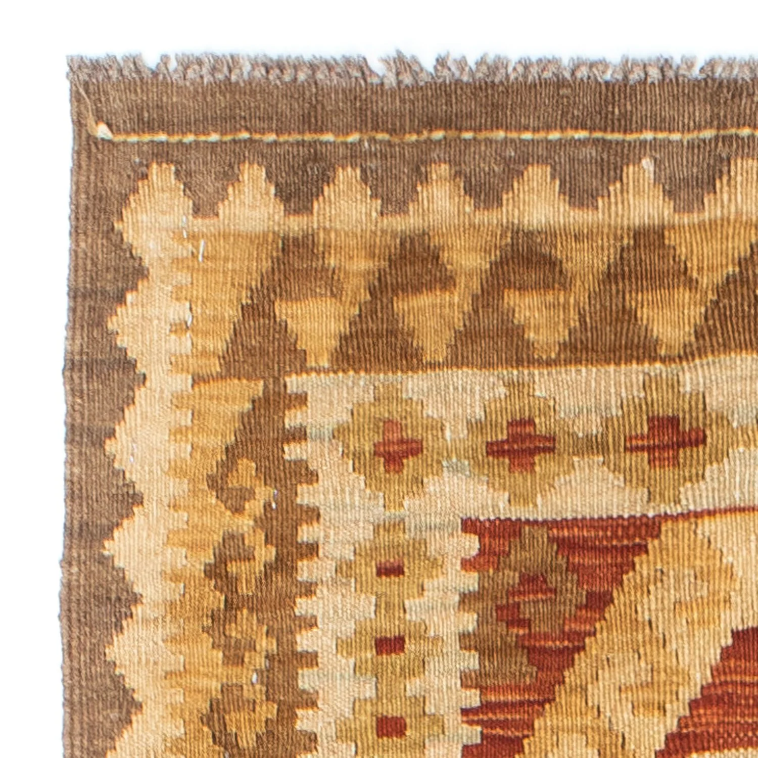 Kelim Teppich - Oriental 204 x 67 cm - beige - Image 3