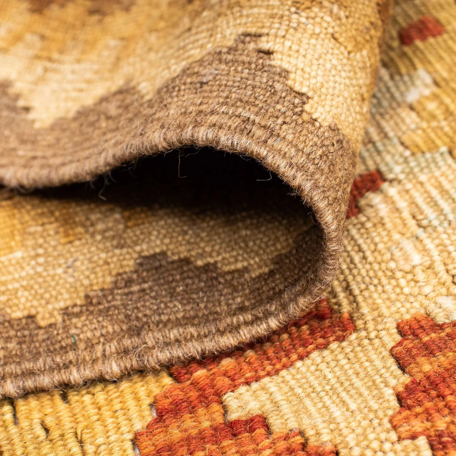 Kelim Teppich - Oriental 204 x 67 cm - beige - Image 4