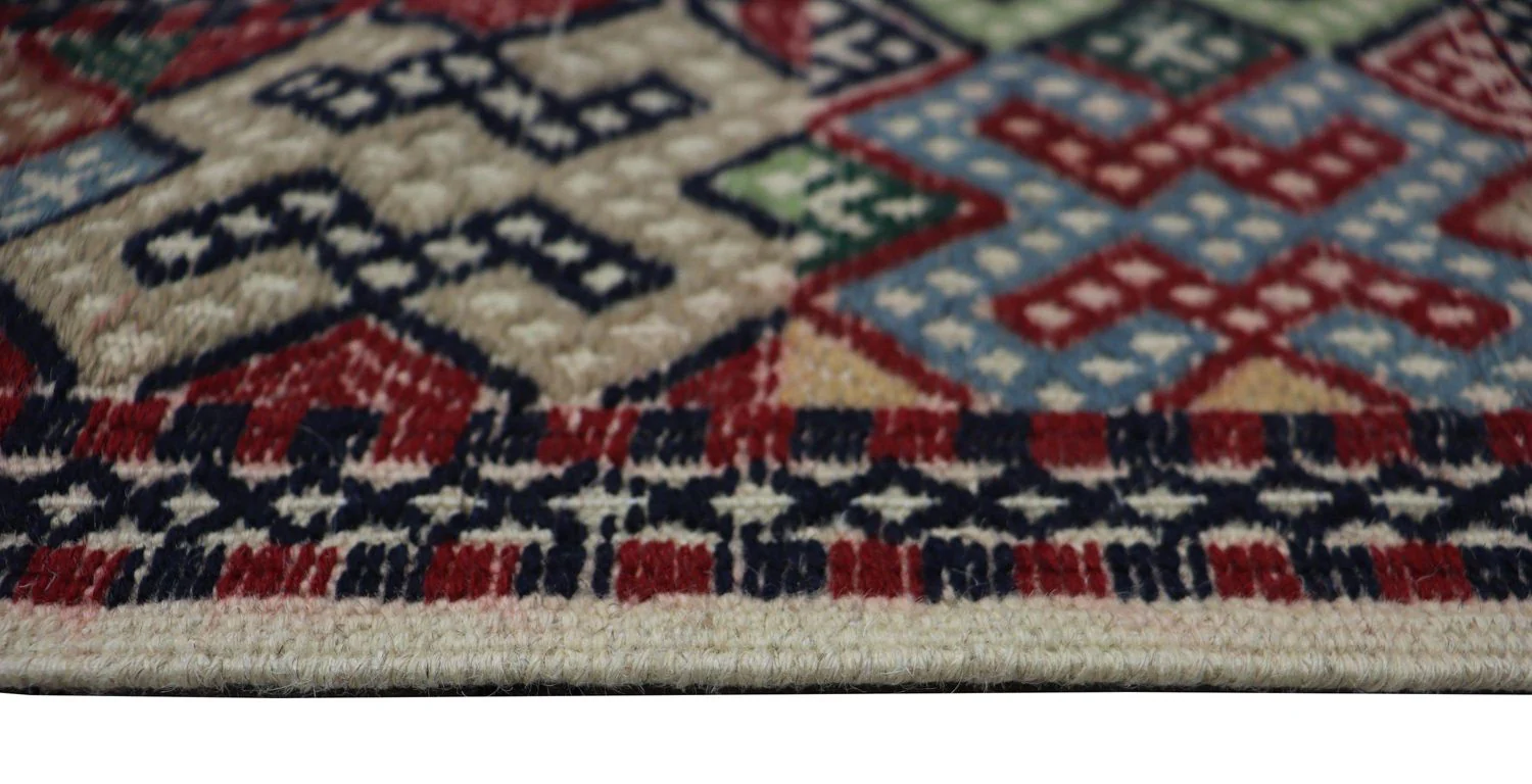 Kelim Teppich - Oriental 205 x 178 cm - blau - Image 4