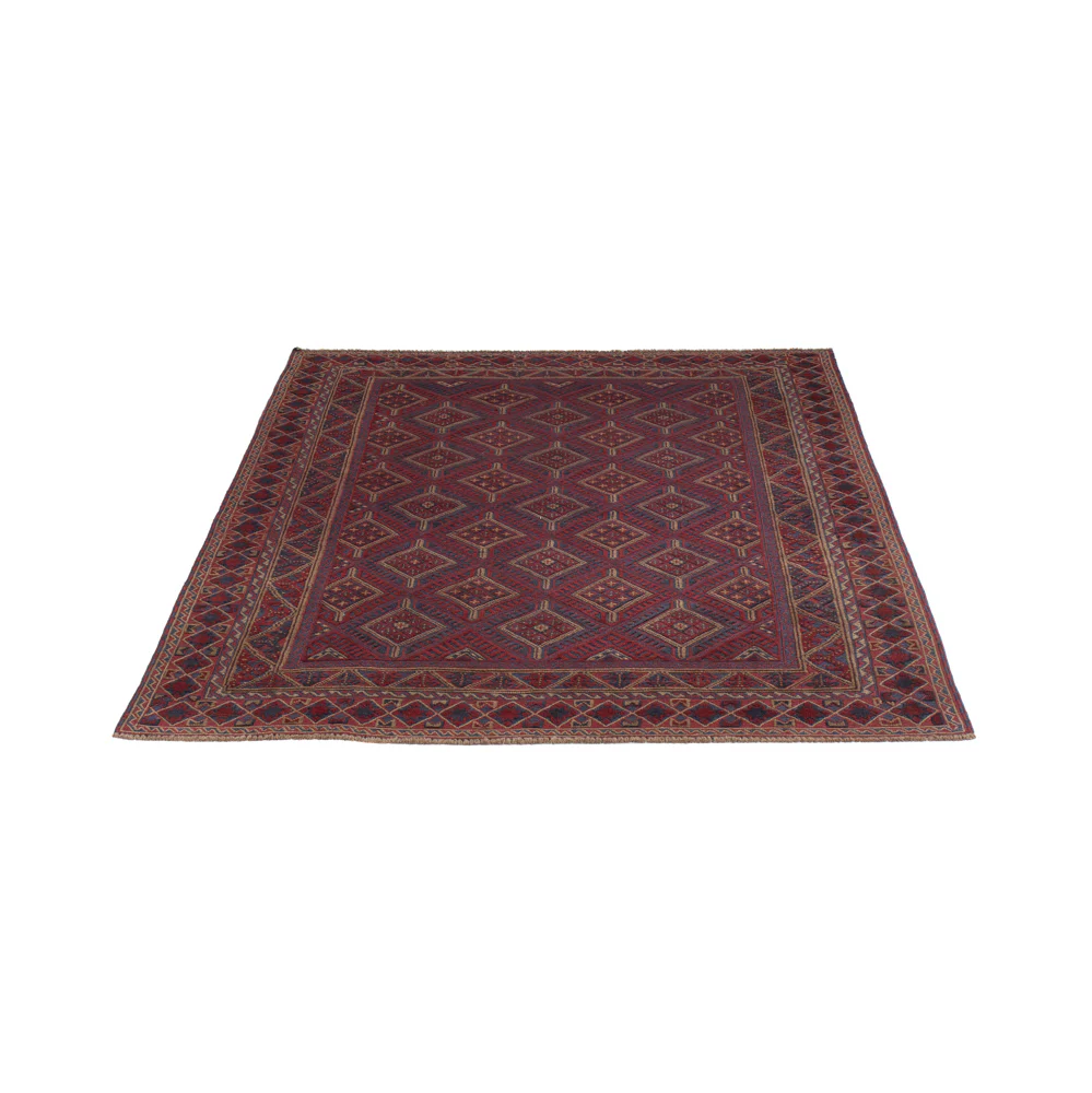 Kelim Afghan Teppich 206x151cm - Image 6