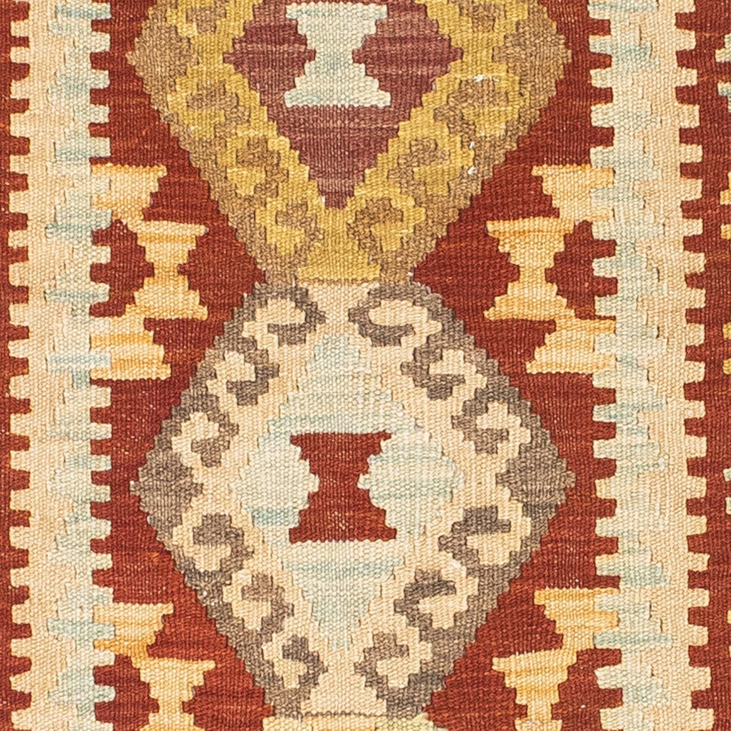 Kelim Teppich - Oriental 206 x 71 cm - beige - Image 2