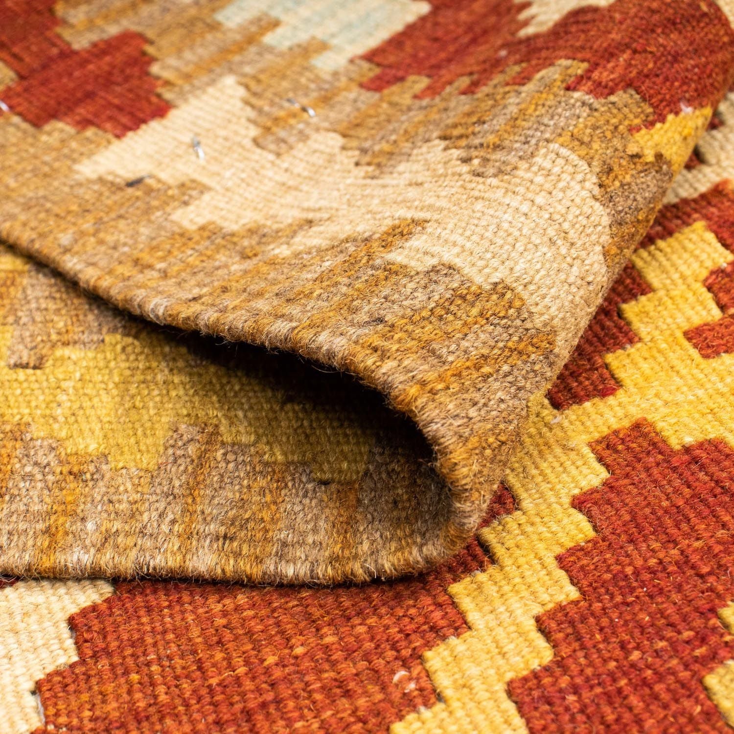 Kelim Fars Teppich 206x73cm - Image 4