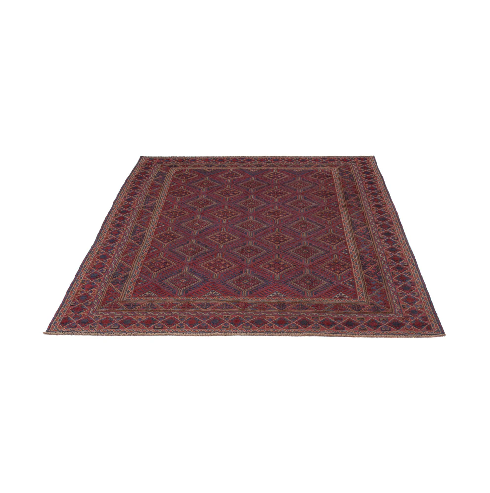 Kelim Afghan Teppich 207x155cm - Image 6