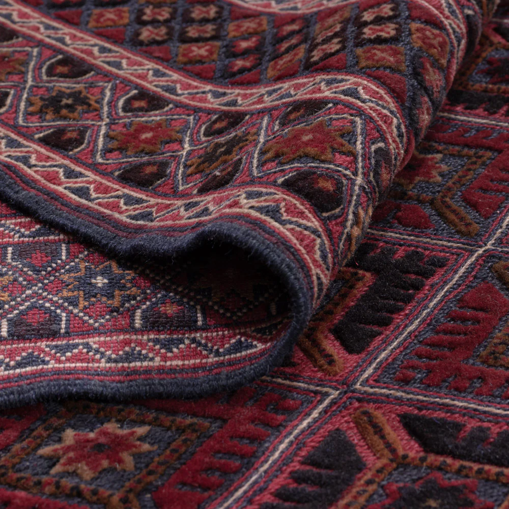 Kelim Afghan Teppich 208x159cm - Image 5