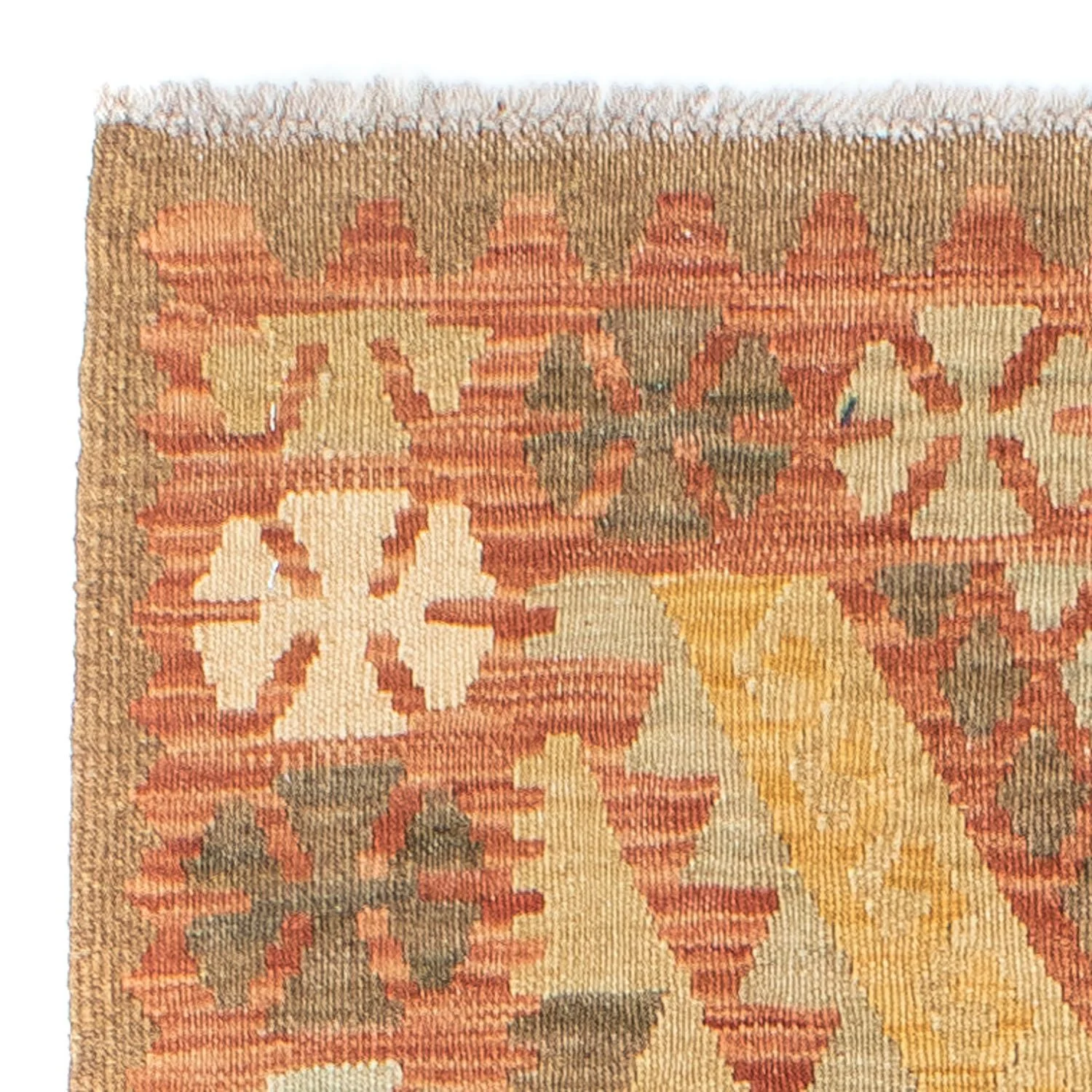Kelim Teppich - Oriental 208 x 66 cm - hellrot - Image 2