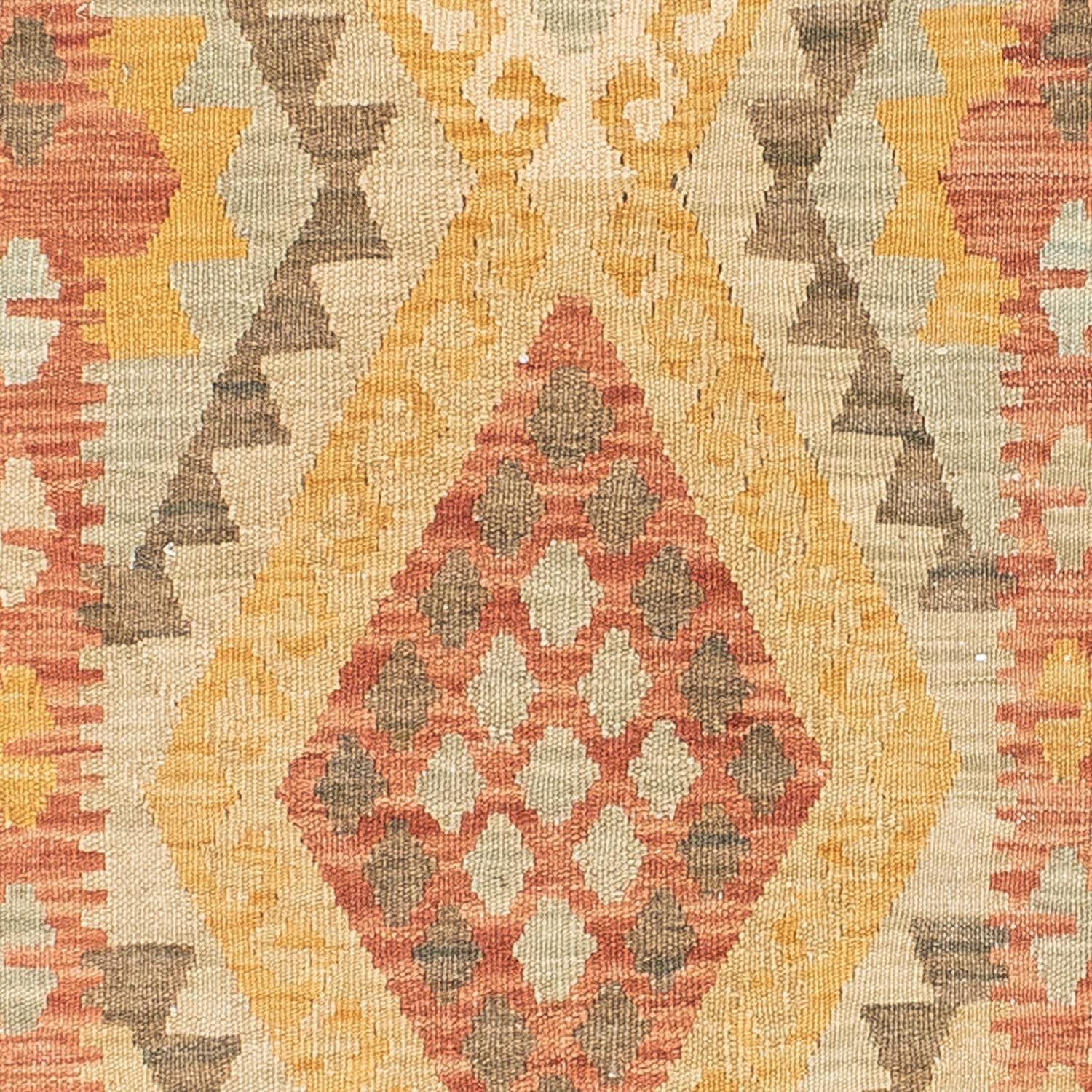 Kelim Teppich - Oriental 208 x 66 cm - hellrot - Image 3