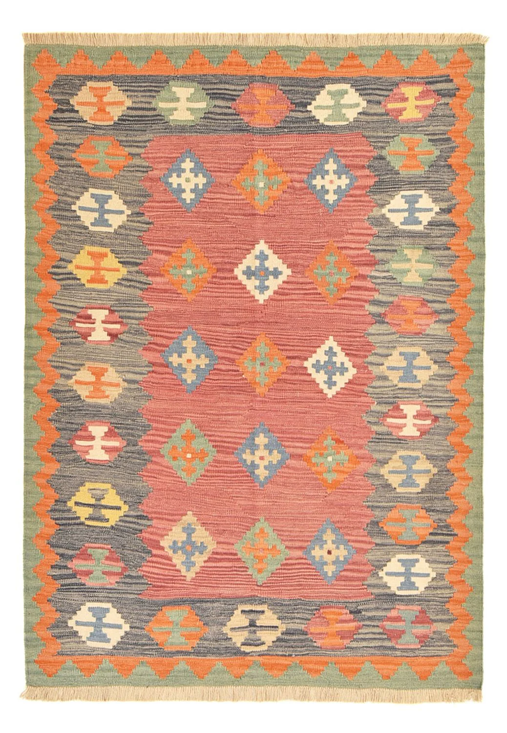 Kelim Teppich - Oriental - 209 x 151 cm - mehrfarbig
