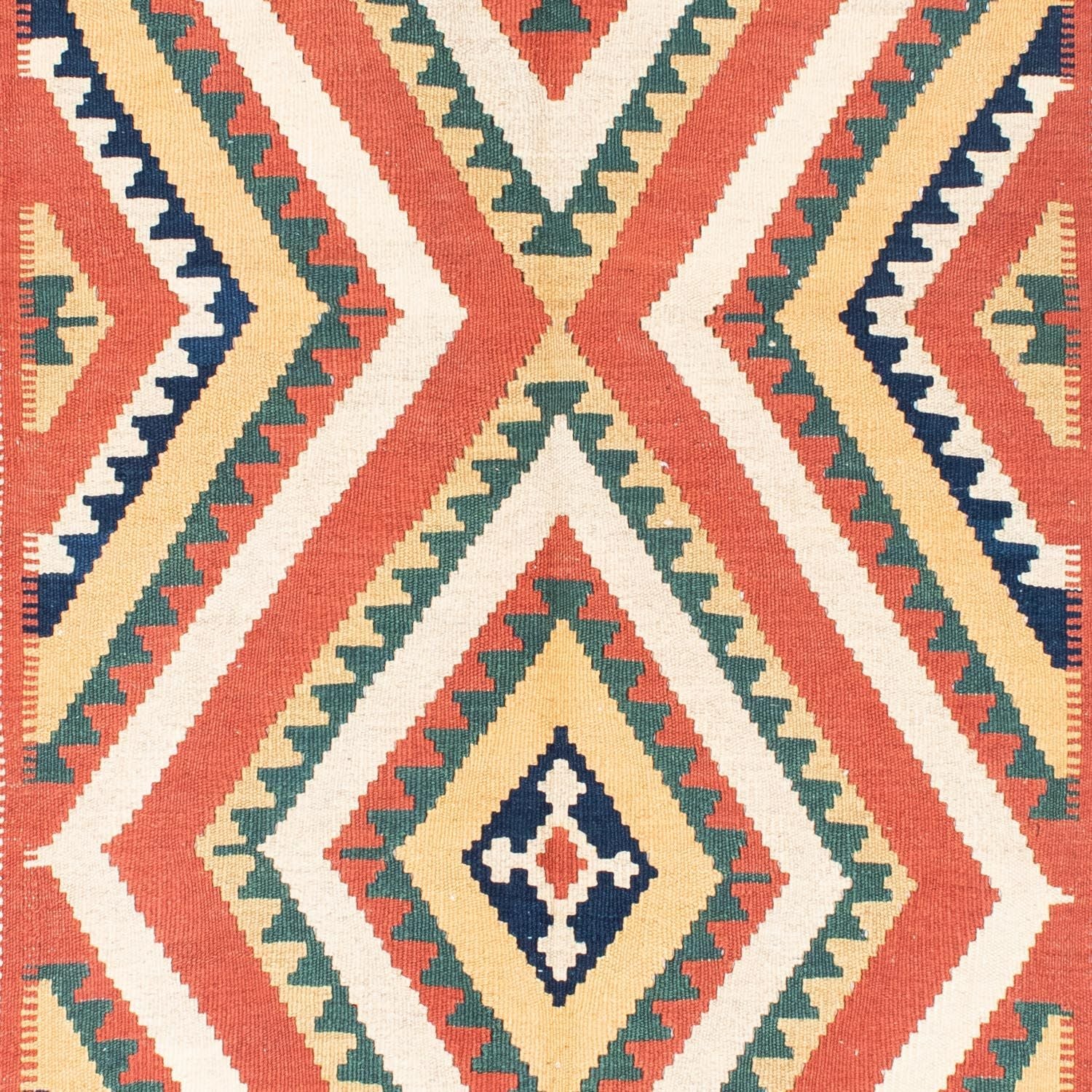 Kelim Teppich - Oriental 212 x 146 cm - rost - Image 2