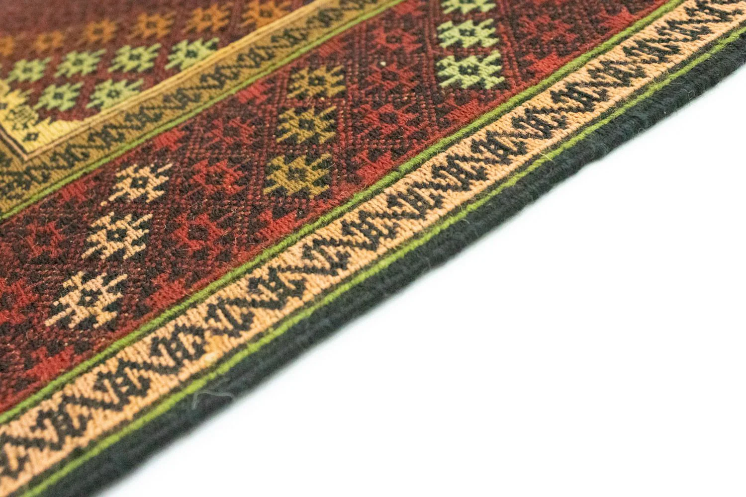 Kelim Afghan Teppich 212x82cm - Image 3