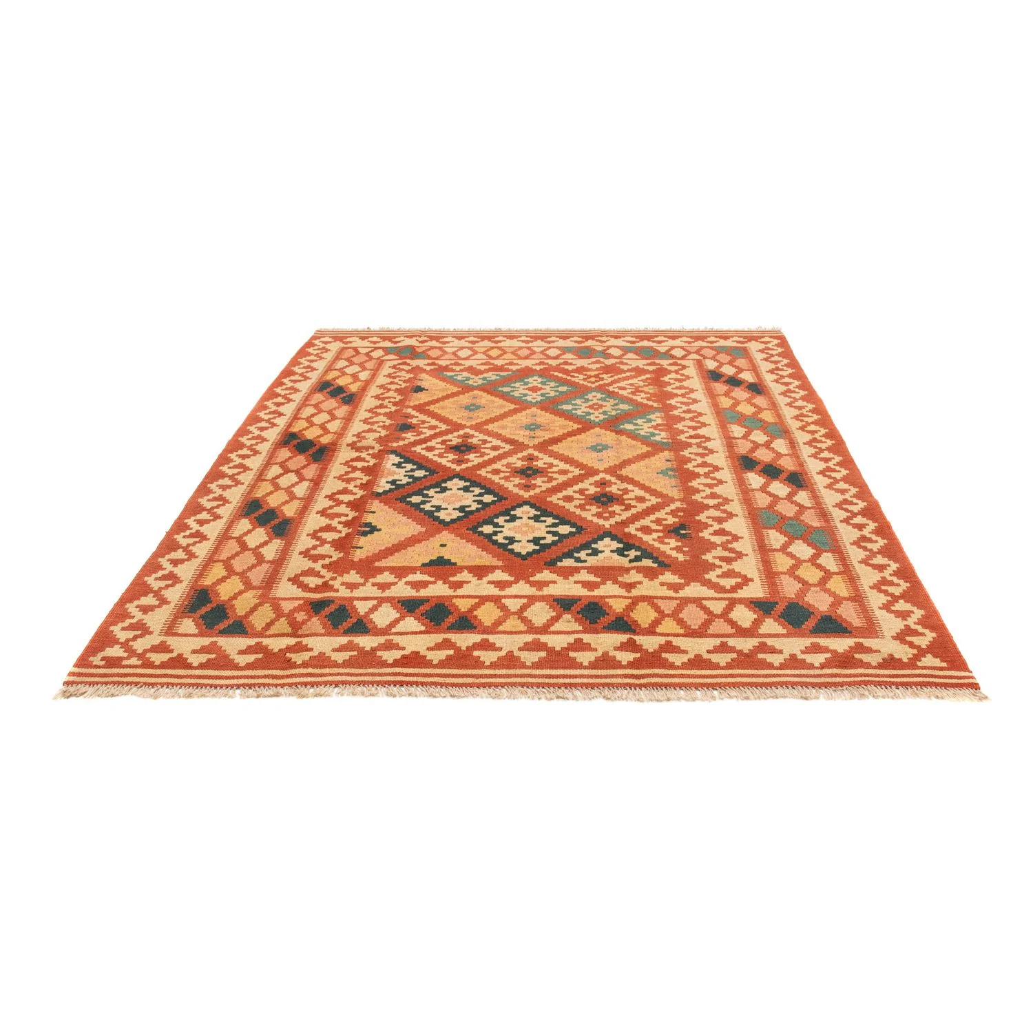 Kelim Teppich - Oriental 213 x 193 cm - mehrfarbig - Image 5