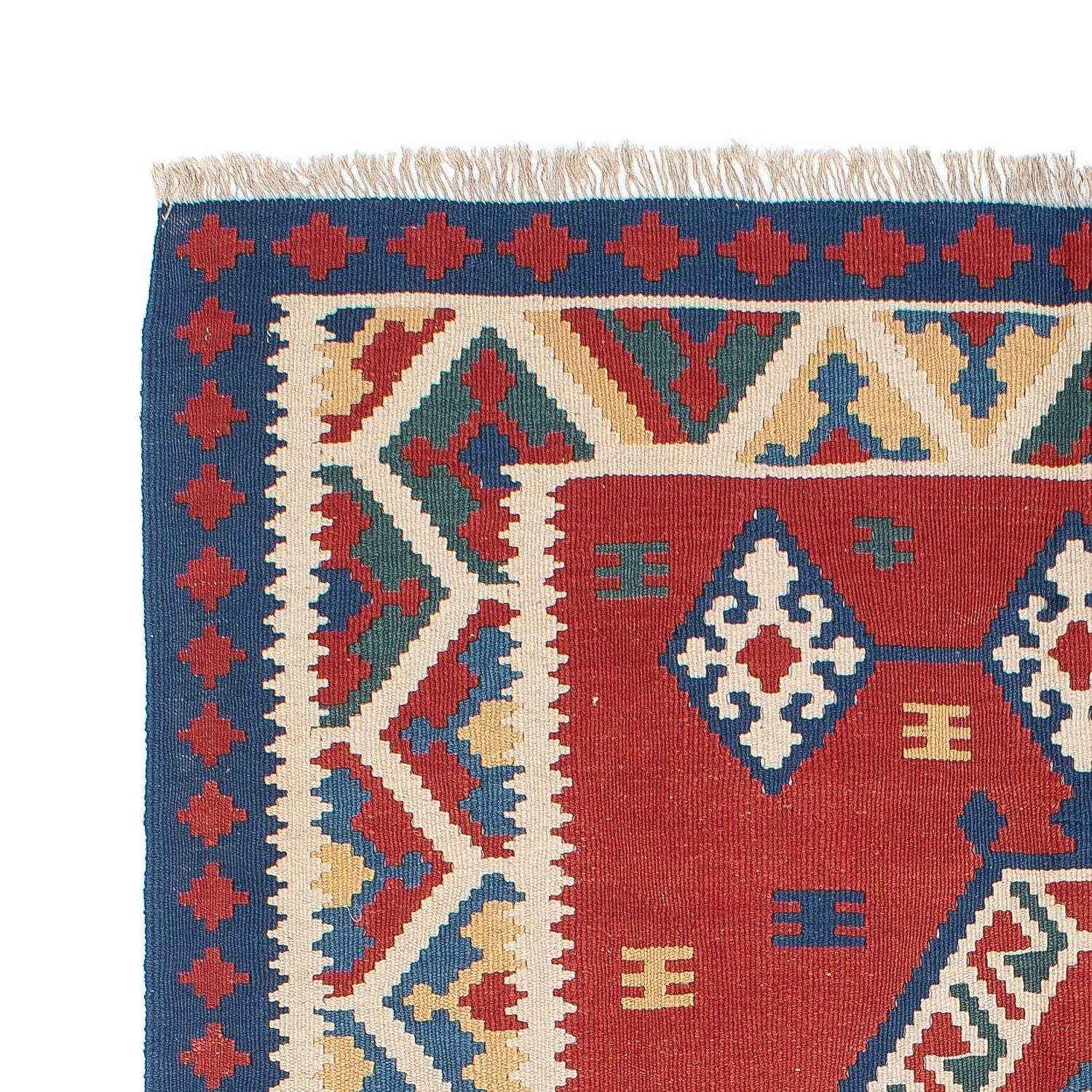 Kelim Teppich - Oriental 222 x 146 cm - dunkelrot - Image 3