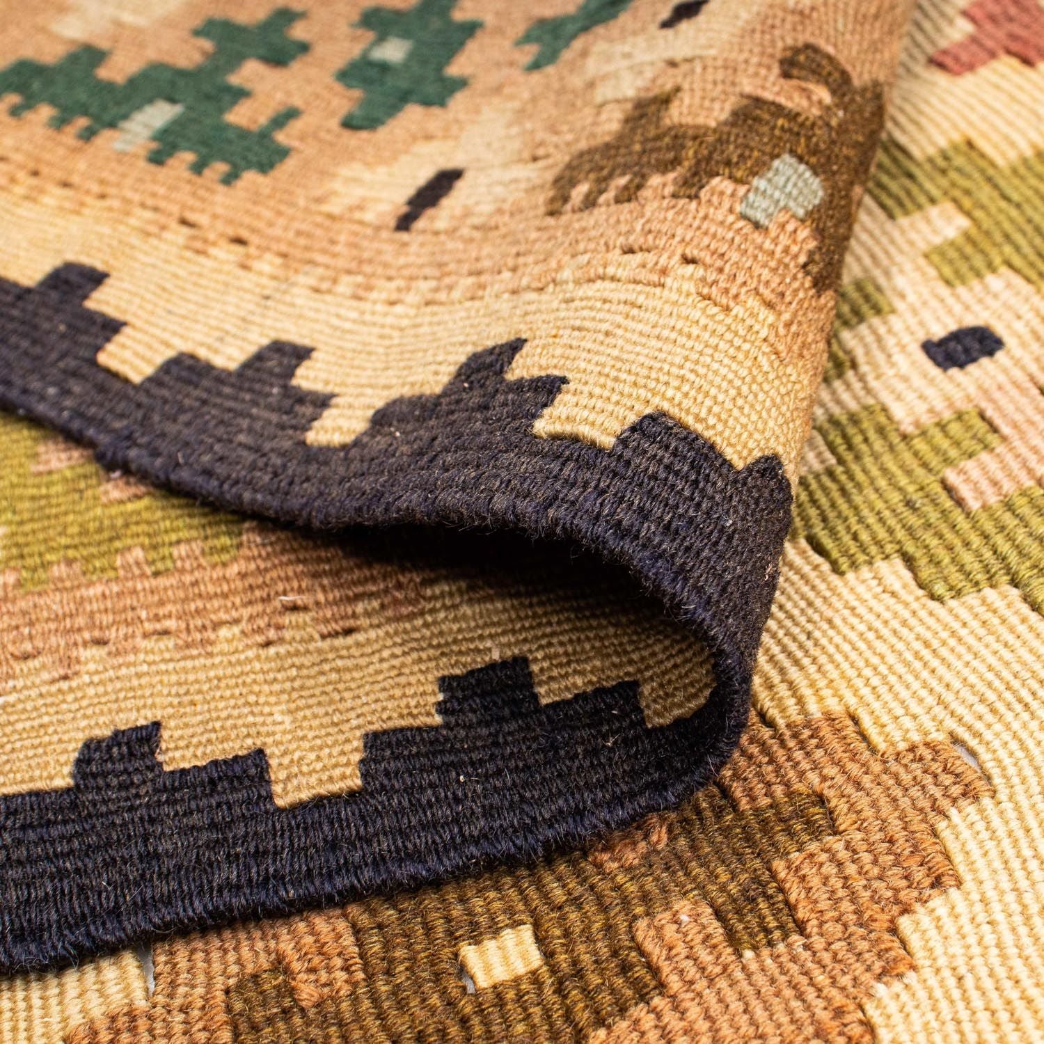 Kelim Teppich - Oriental 223 x 132 cm - beige - Image 4