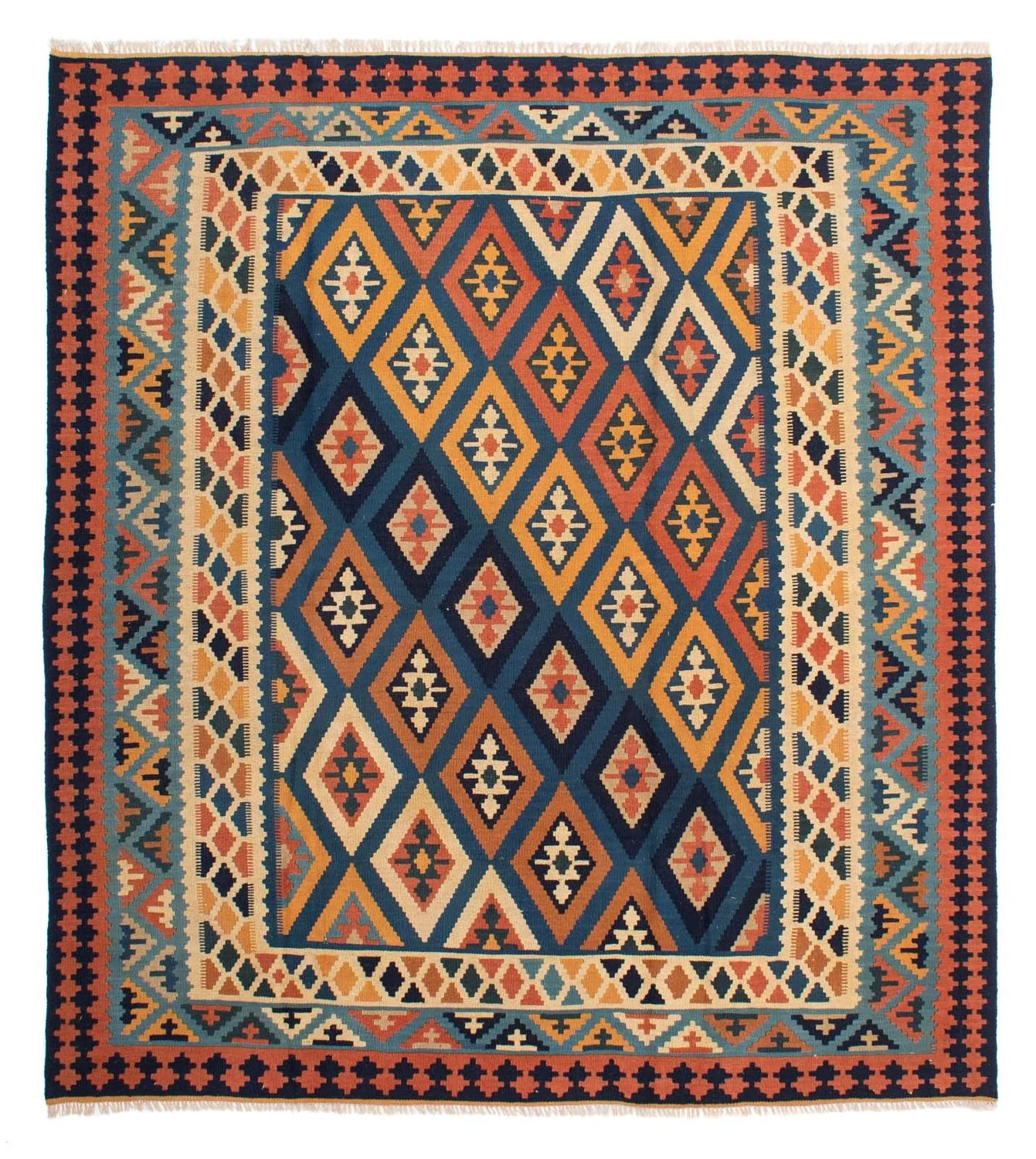 Kelim Teppich - Oriental 230 x 212 cm - mehrfarbig
