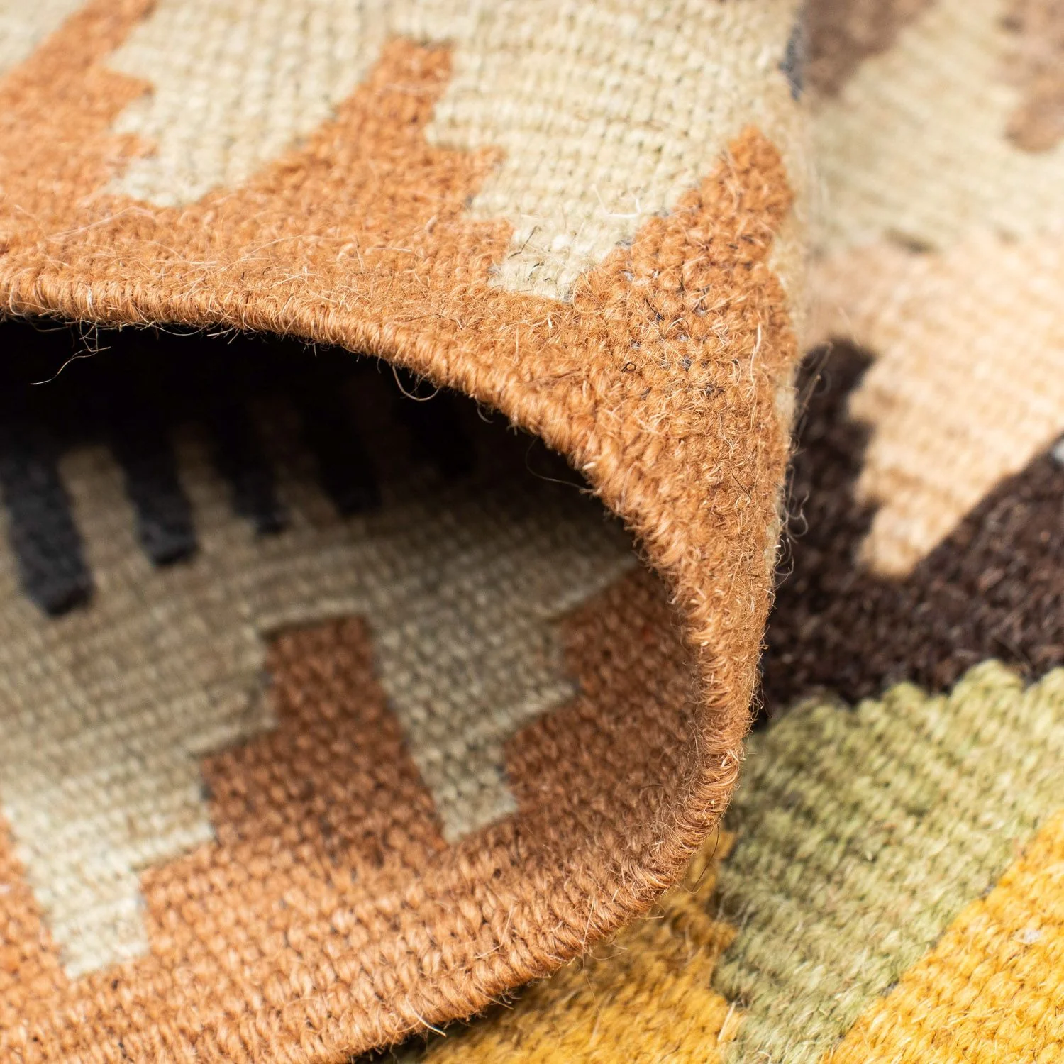 Kelim Teppich - Oriental 230 x 69 cm - beige - Image 4