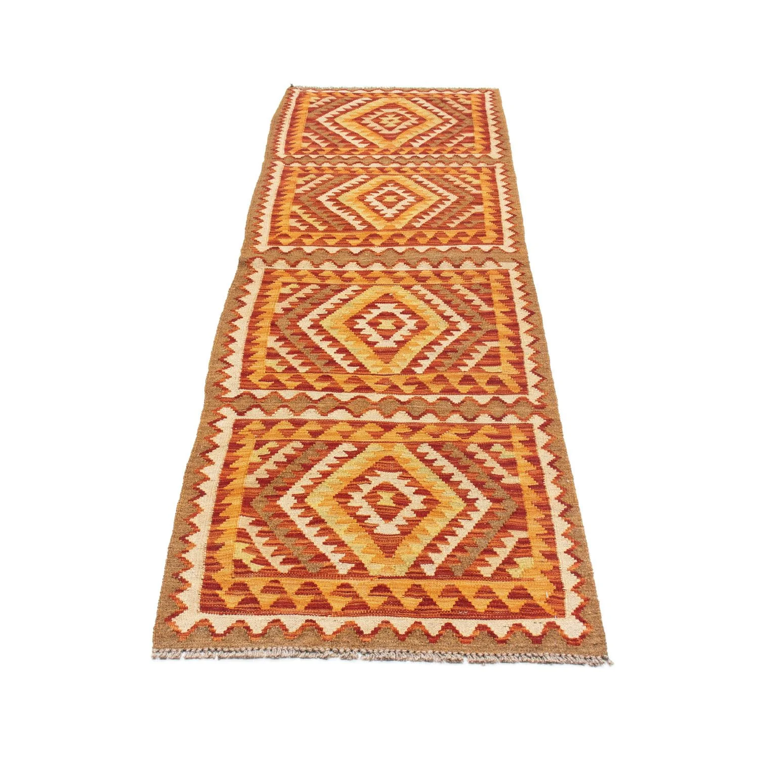 Kelim Teppich - Oriental 231 x 62 cm - braun - Image 5
