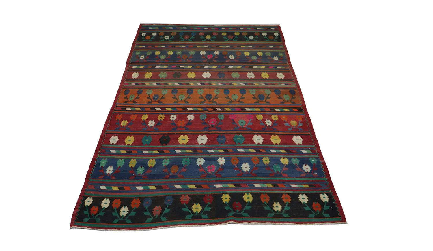 Kelim Teppich - Oriental 244 x 174 cm - mehrfarbig