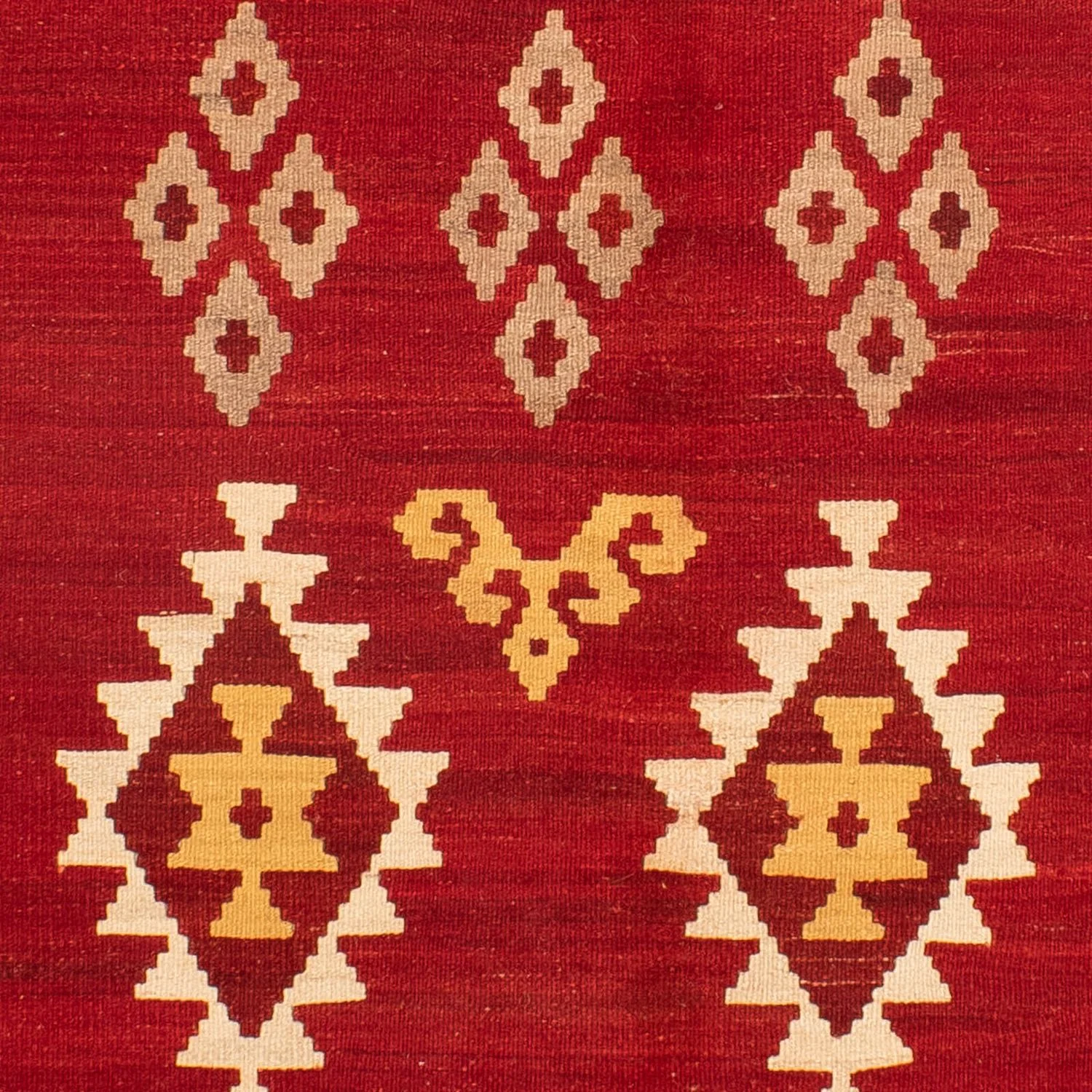 Kelim Teppich - Oriental 252 x 178 cm - dunkelrot - Image 2
