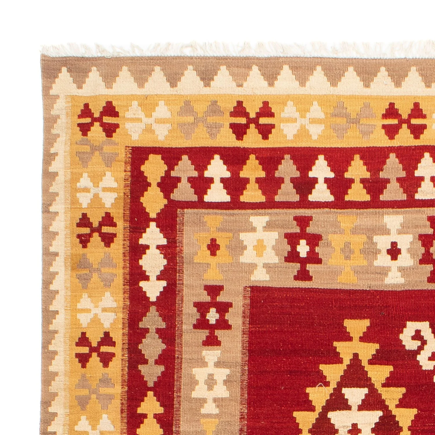 Kelim Teppich - Oriental 252 x 178 cm - dunkelrot - Image 3