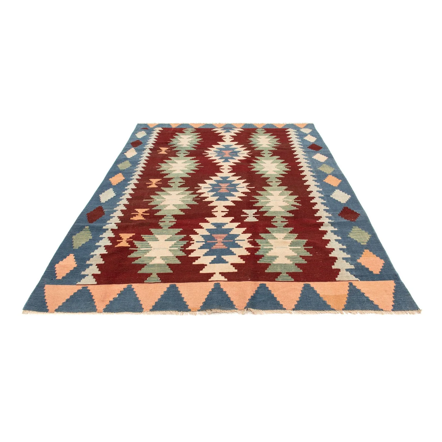 Kelim Teppich - Oriental 265 x 190 cm - dunkelrot - Image 5
