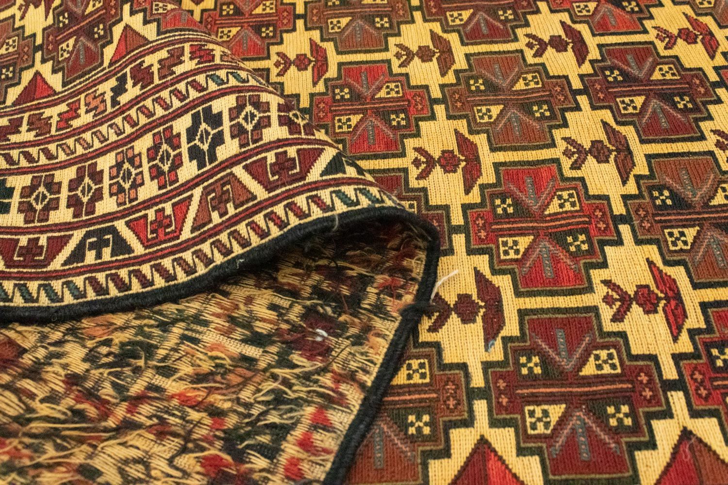 Kelim Teppich - Oriental 291 x 82 cm - mehrfarbig - Image 4