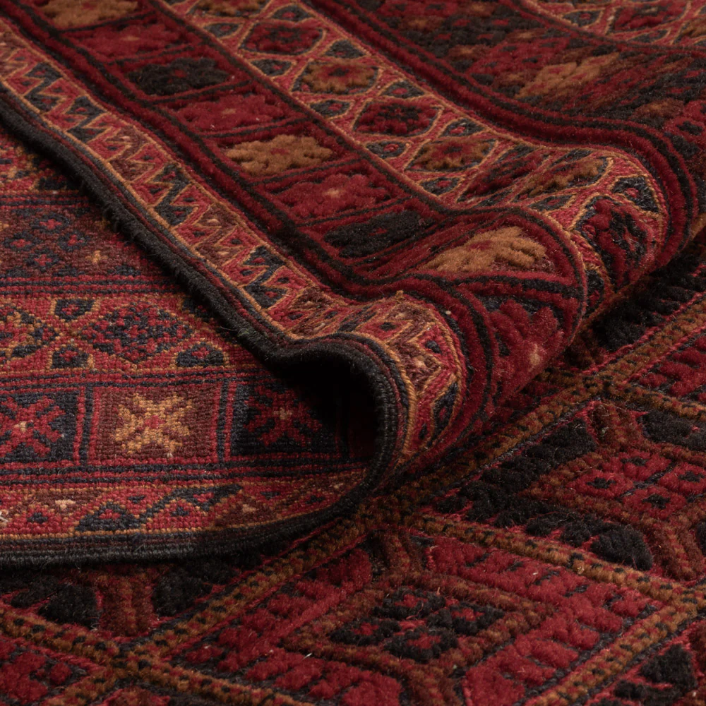Kelim Afghan Teppich 301x210cm - Image 4