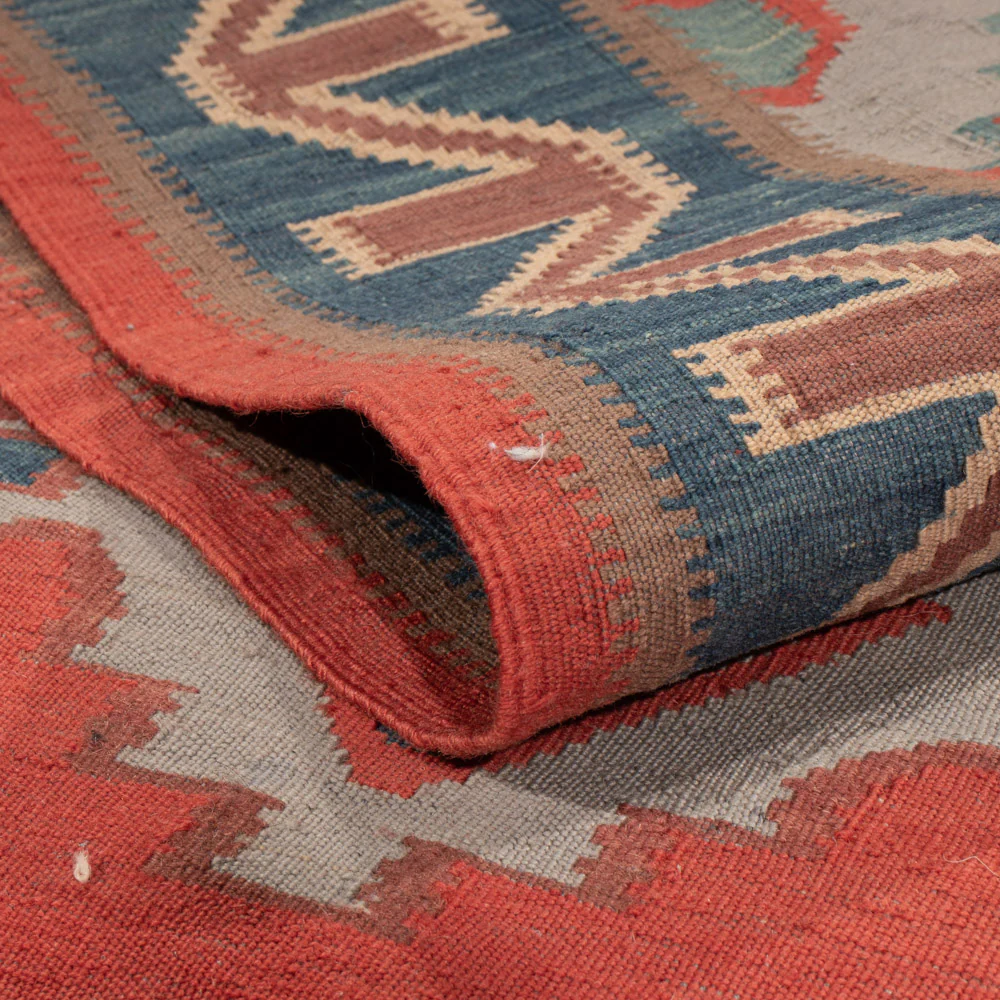 Kelim Afghan Teppich 253x177cm - Image 4