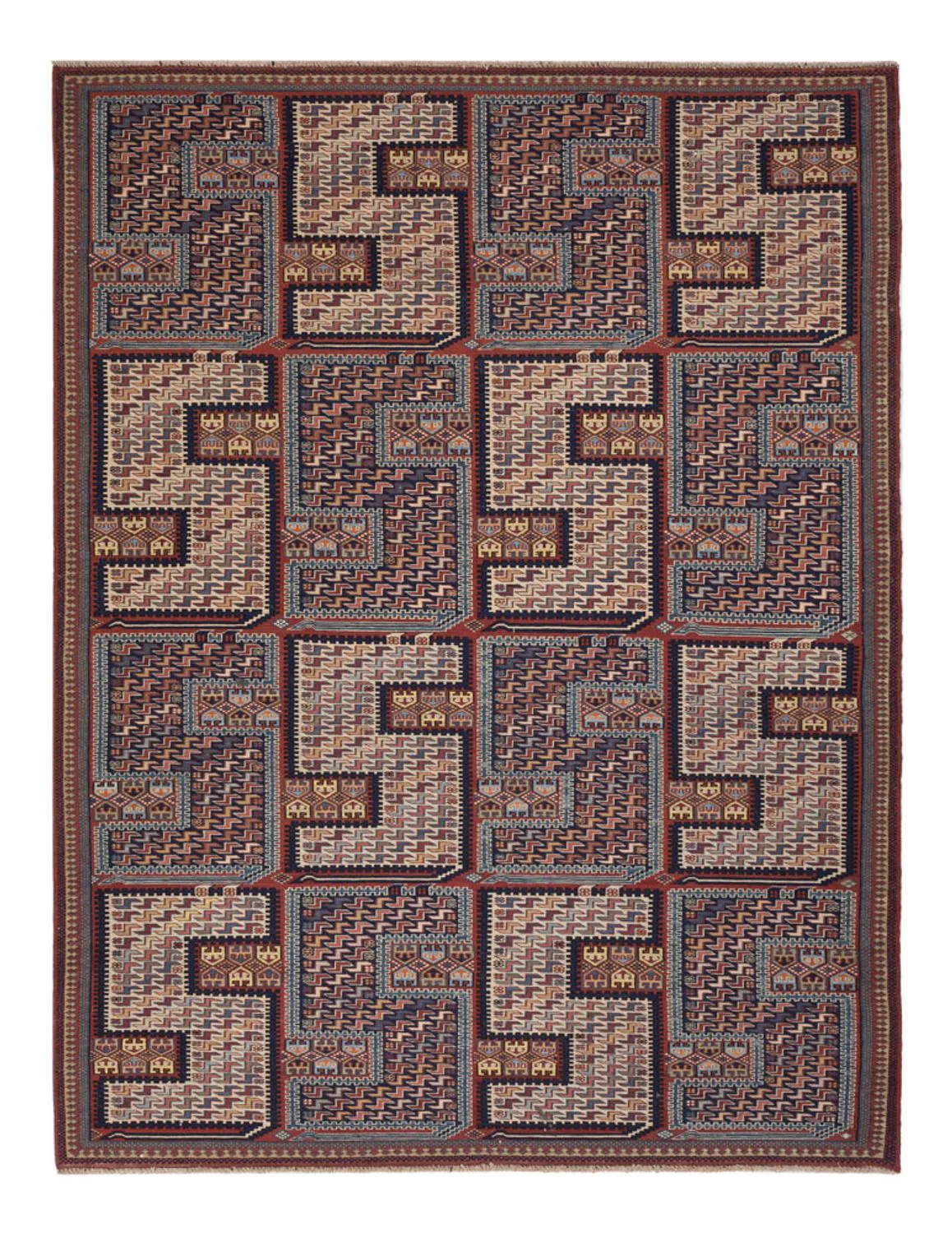 Kelim Afghan Teppich 205x166cm