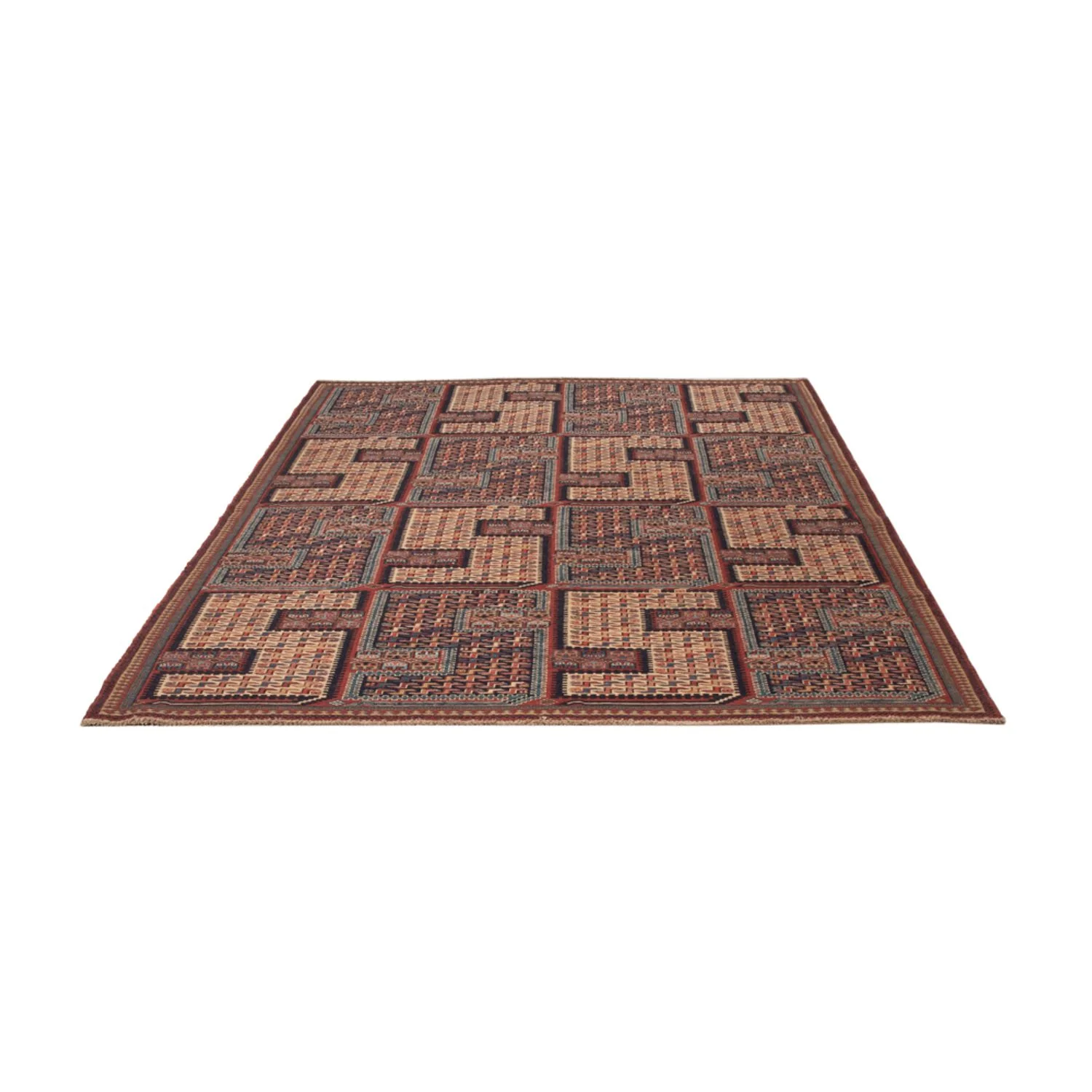 Kelim Afghan Teppich 207x165cm - Image 5