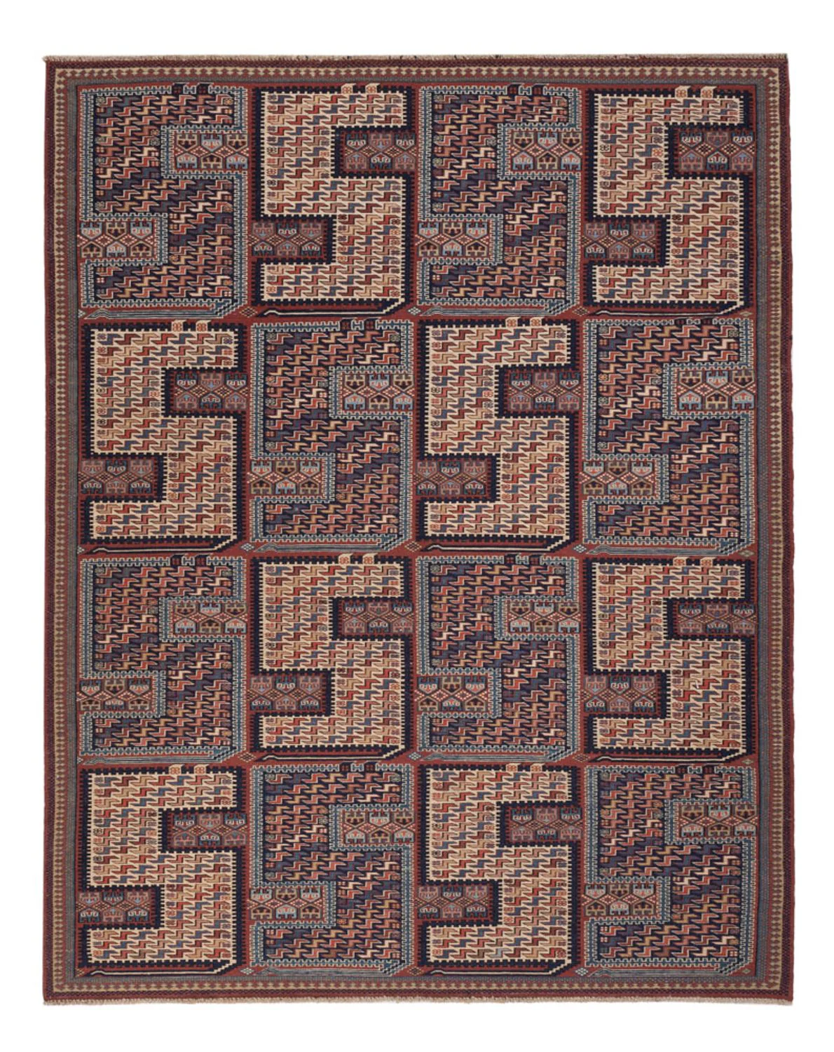 Kelim Afghan Teppich 207x165cm