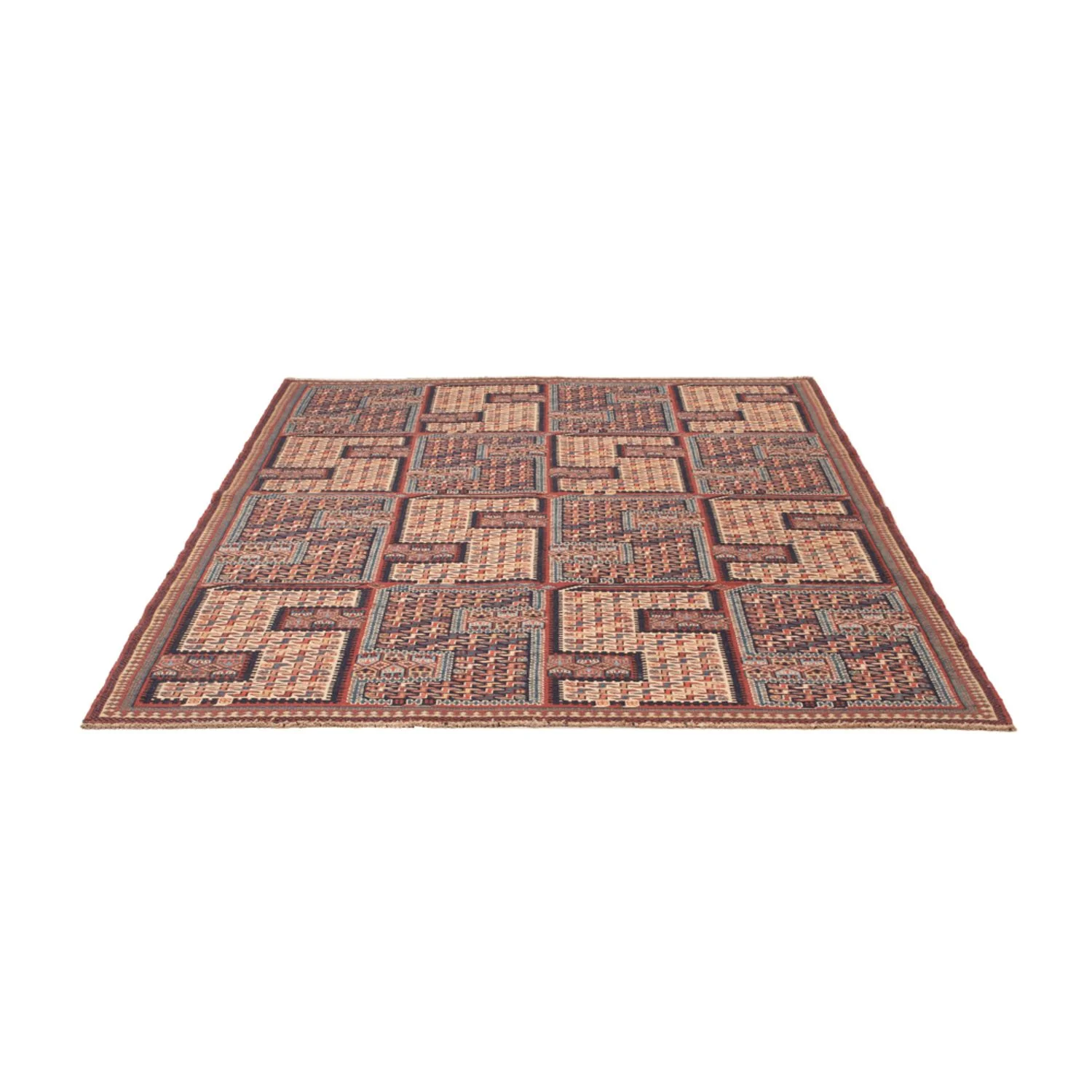 Kelim Afghan Teppich 207x165cm - Image 5