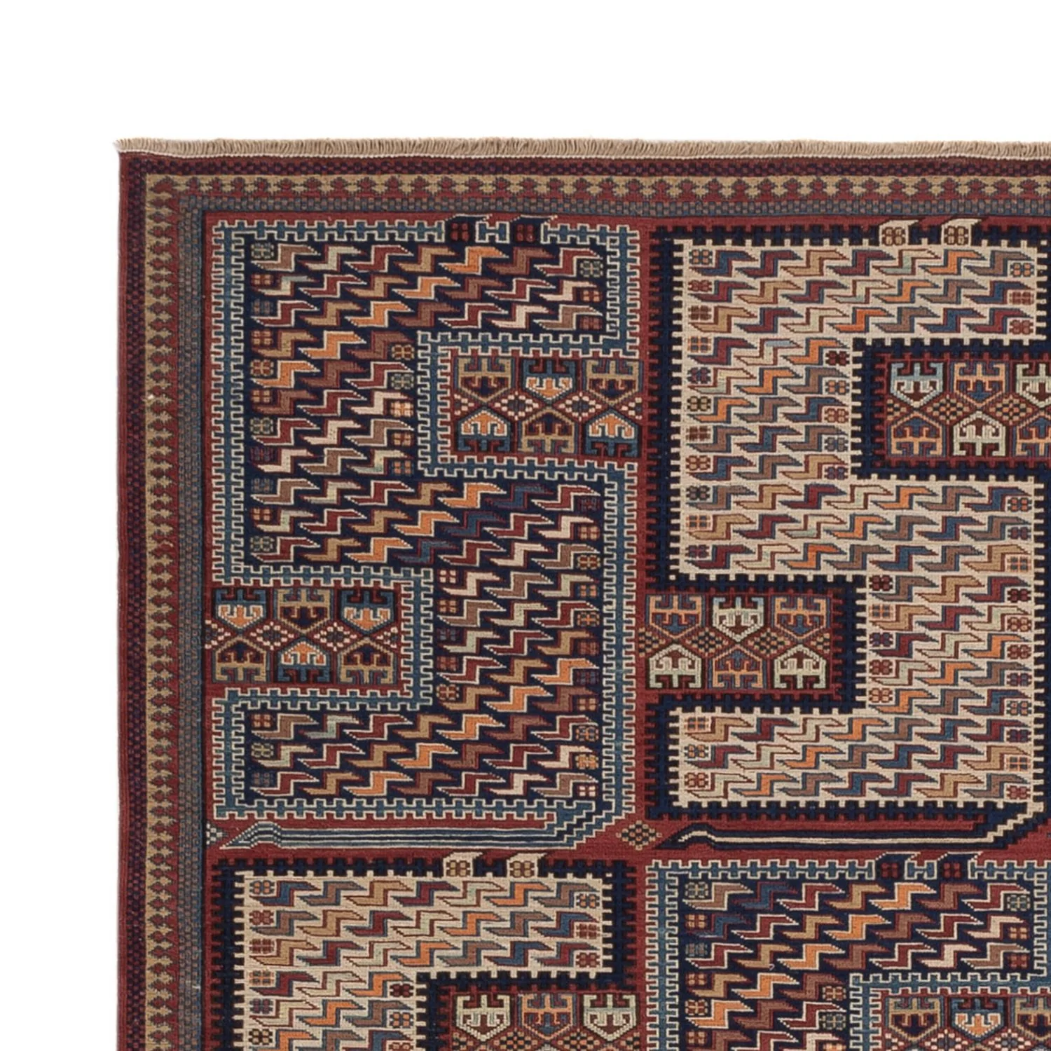 Kelim Afghan Teppich 215x155cm - Image 3
