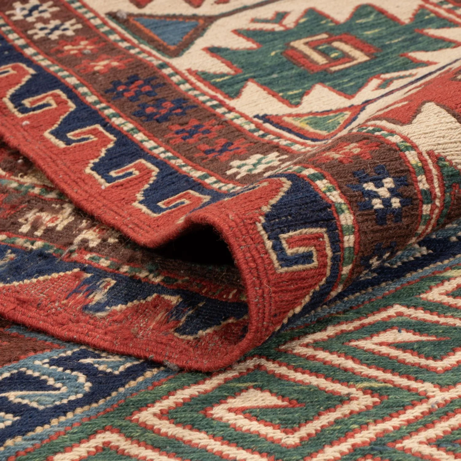 Kelim Afghan Teppich 291x189cm - Image 4