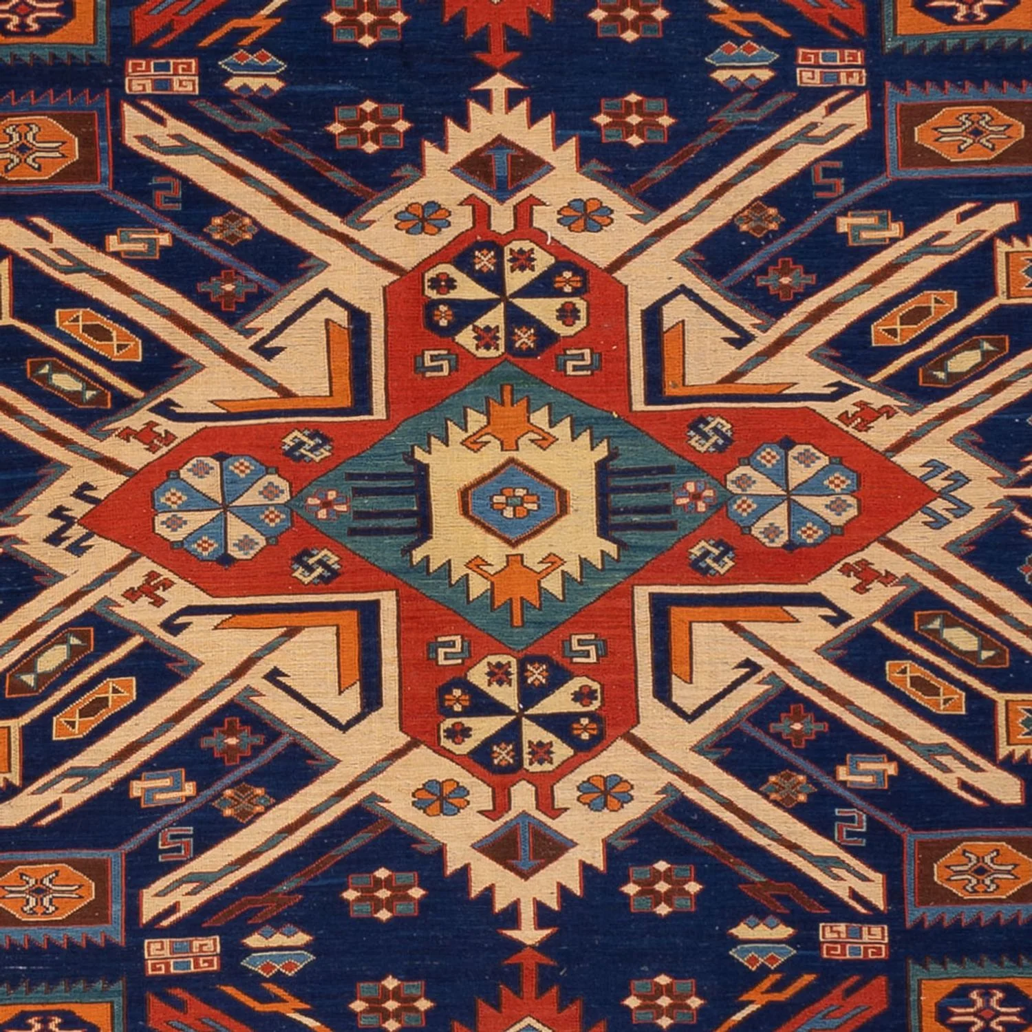 Kelim Afghan Teppich 299x214cm - Image 2