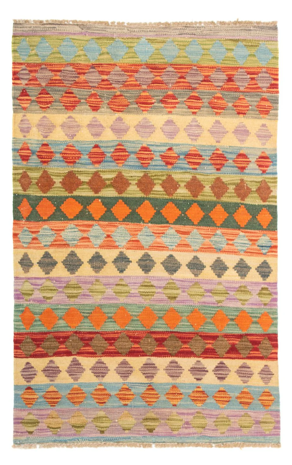 Kelim Teppich - Splash 125 x 80 cm - mehrfarbig