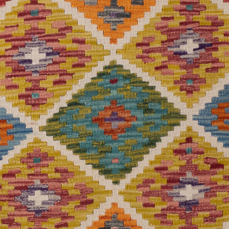 Kelim Teppich - Splash - 141 x 100 cm - bunt - Image 2