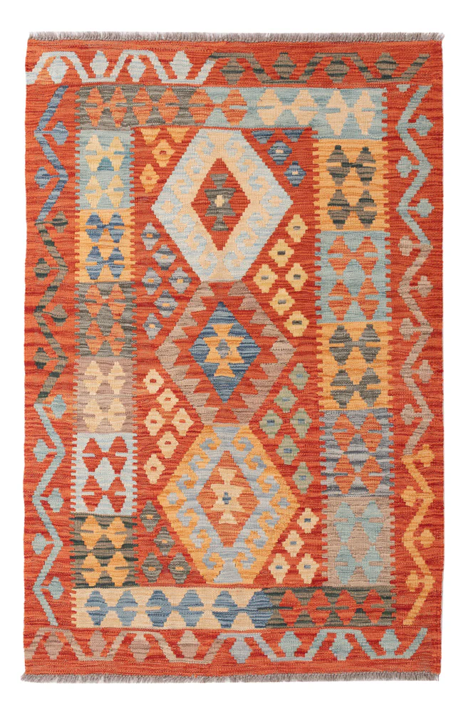 Kelim Teppich - Splash - 156 x 103 cm - bunt