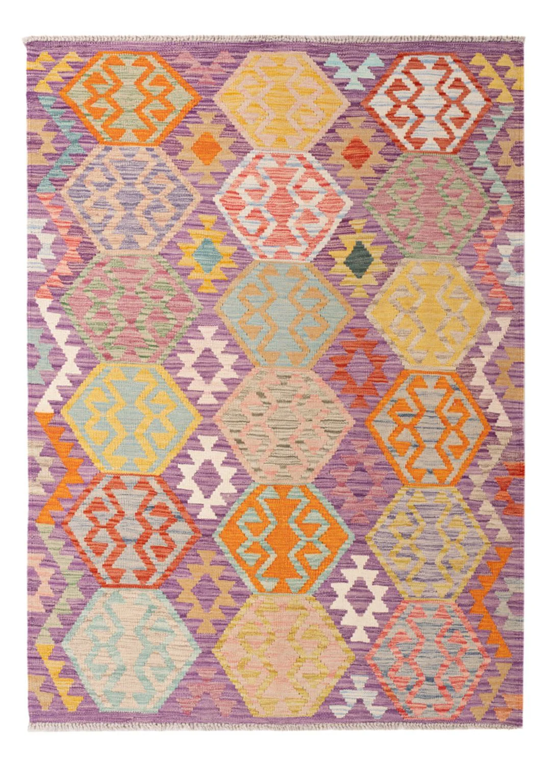 Kelim Teppich - Splash - 172 x 122 cm - mehrfarbig