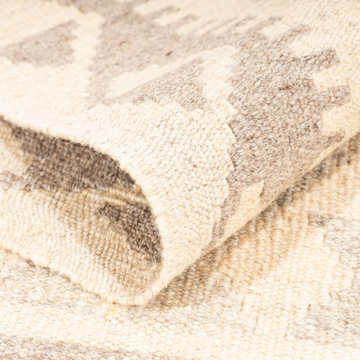 Kelim Teppich - Splash 182 x 115 cm - beige - Image 4