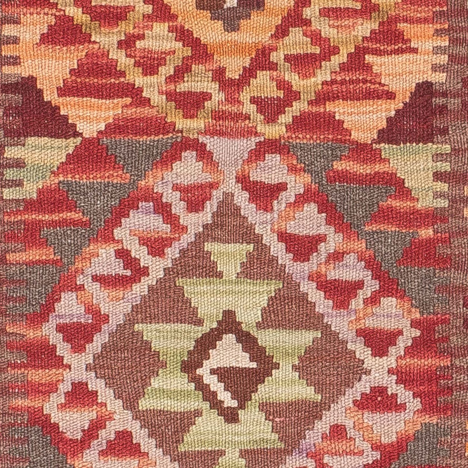 Kelim Teppich - Splash 183 x 58 cm - rot - Image 2